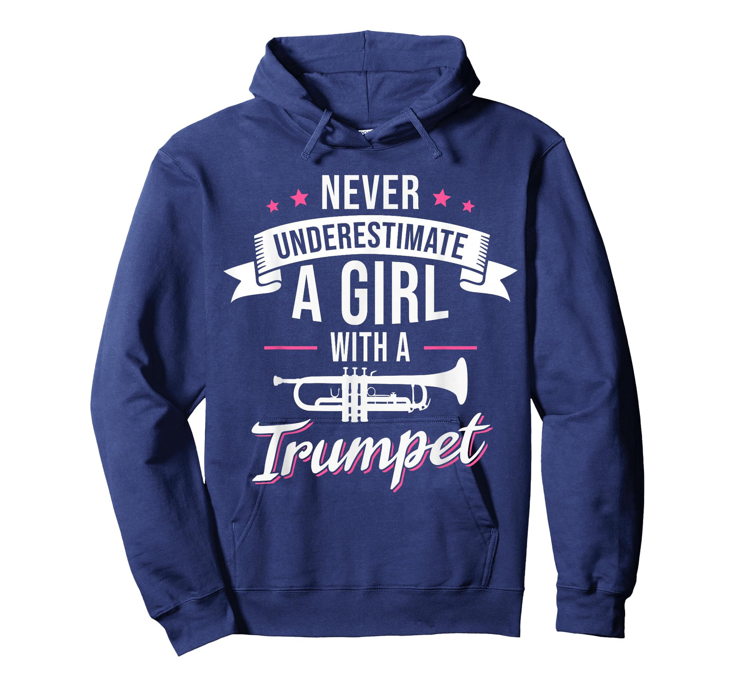 Never Underestimate A Girl With A Trumpet T-Shirt
