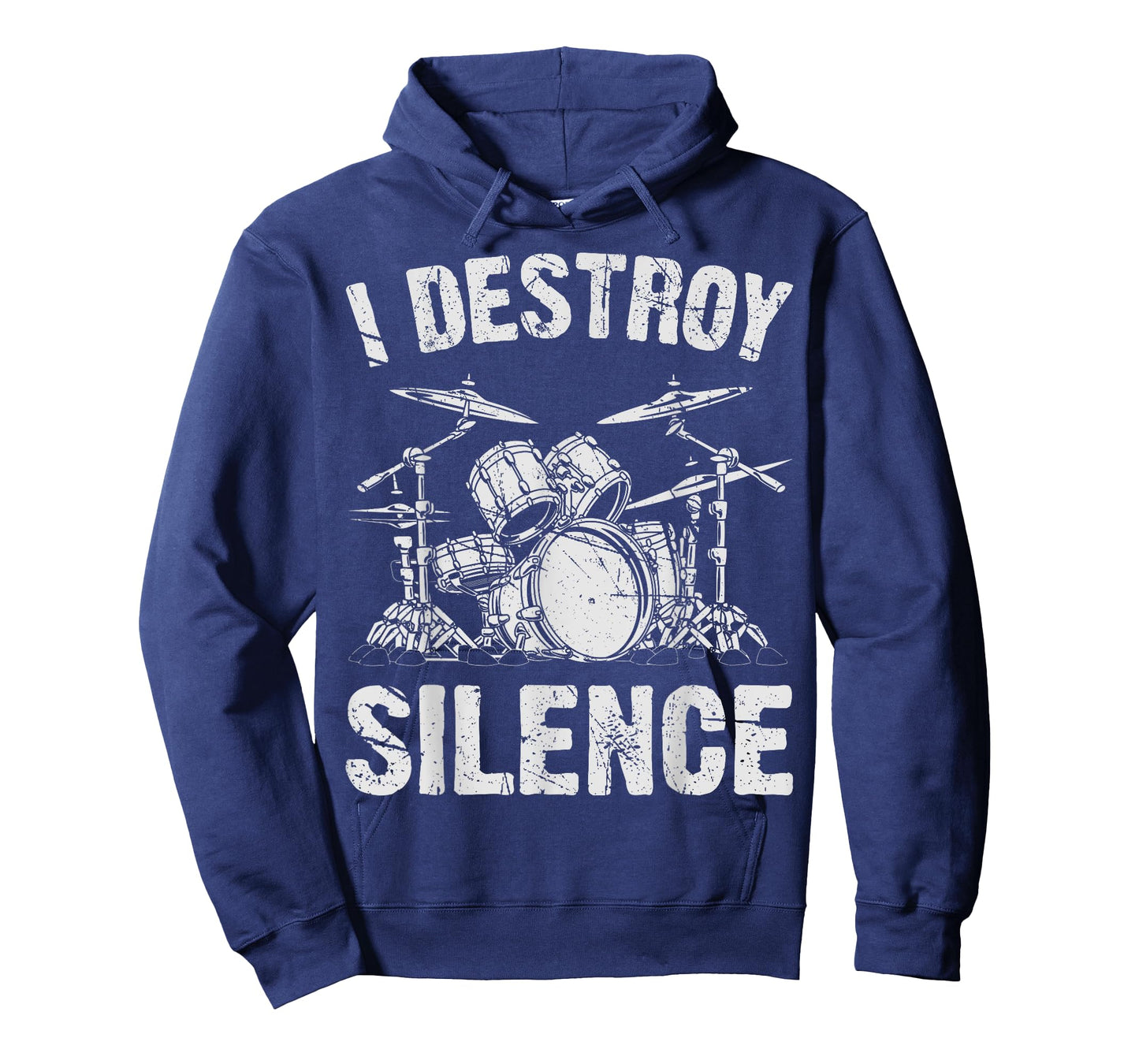 Drummer I Destroy Silence Drumming Vintage Drumset Drum Set T-Shirt