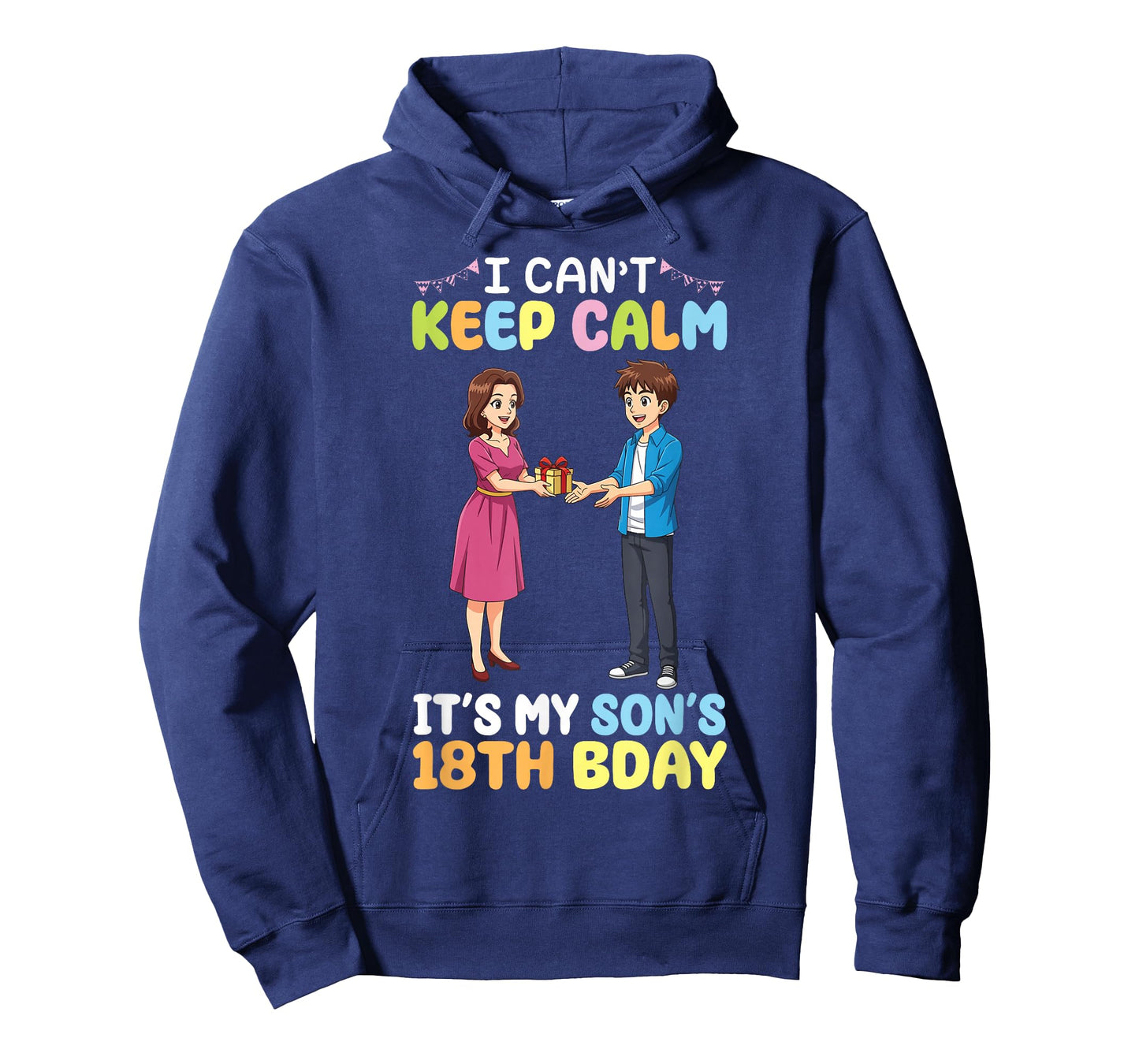 Mommy I Can’t Keep Calm It’s My Son’s 18th Birthday 18 Years T-Shirt