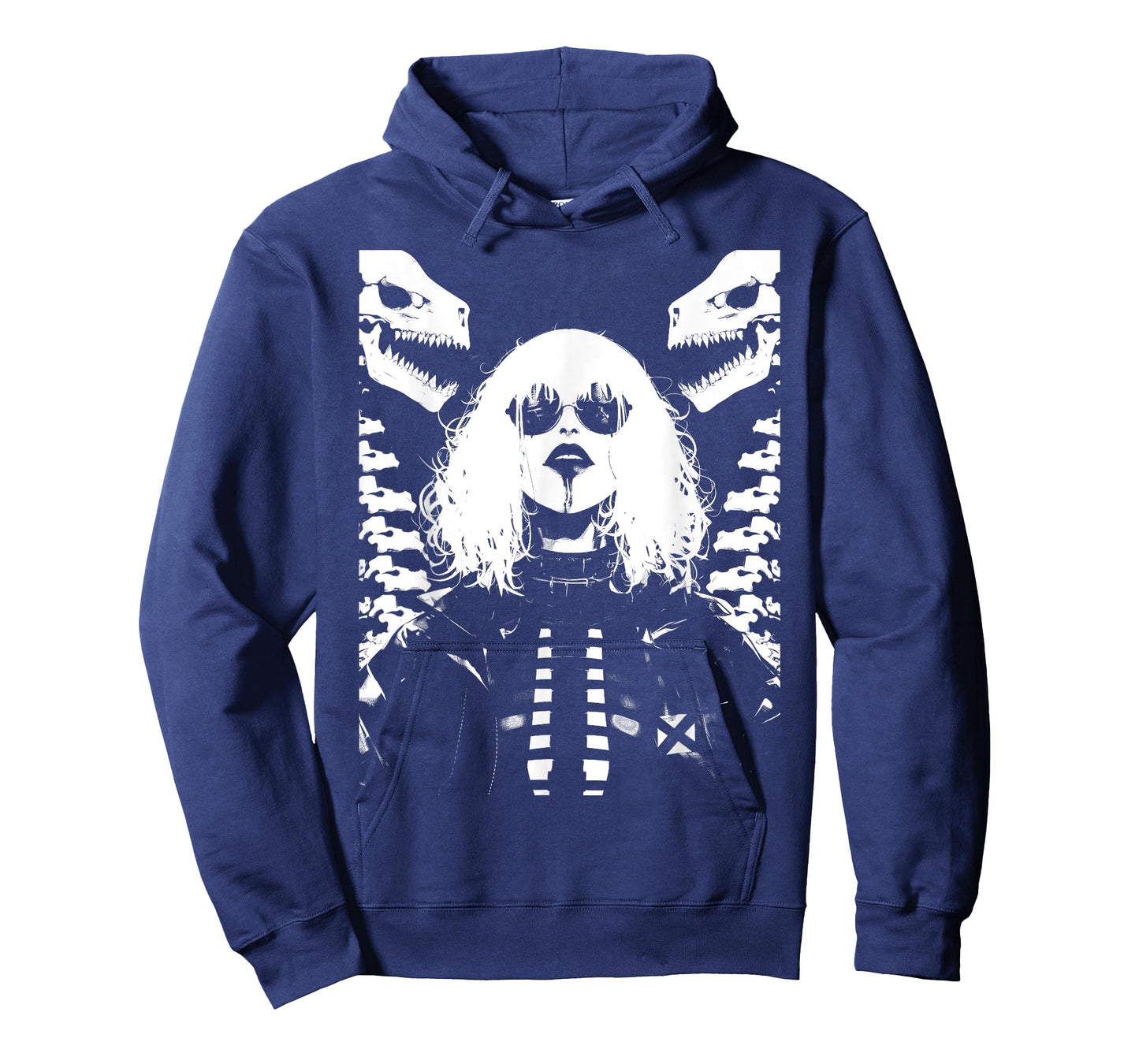 Horror Techwear Ghoul Girl Cybergoth Gothic Anime Manga T-Shirt