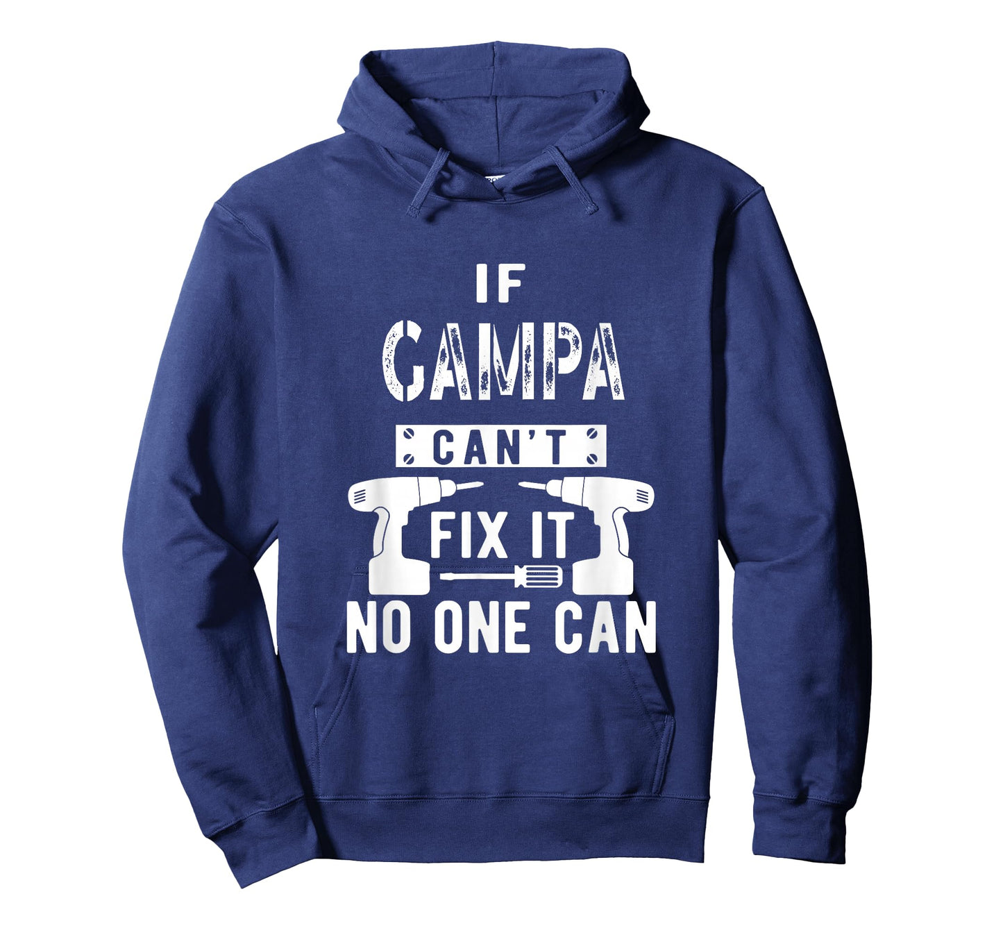 Unique Christmas Birthday Shop If Gampa Can't Fix It No One Can Grandpa Black Crew Neck Short Sleeve Classic Fit Polyester 100% T-Shirt Small