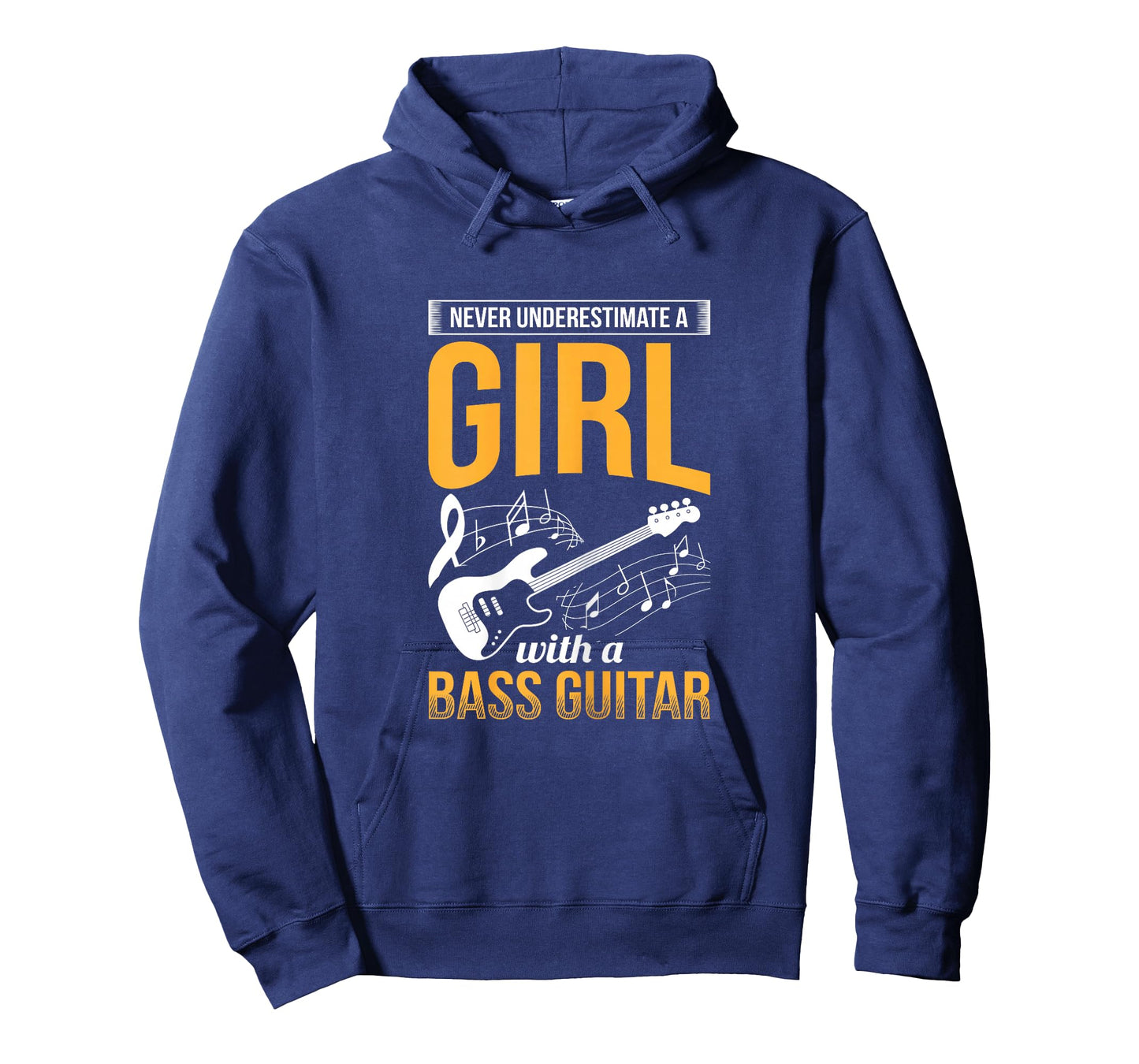 Girl With A Bass Guitar Bassist Musician Bass Player T-Shirt