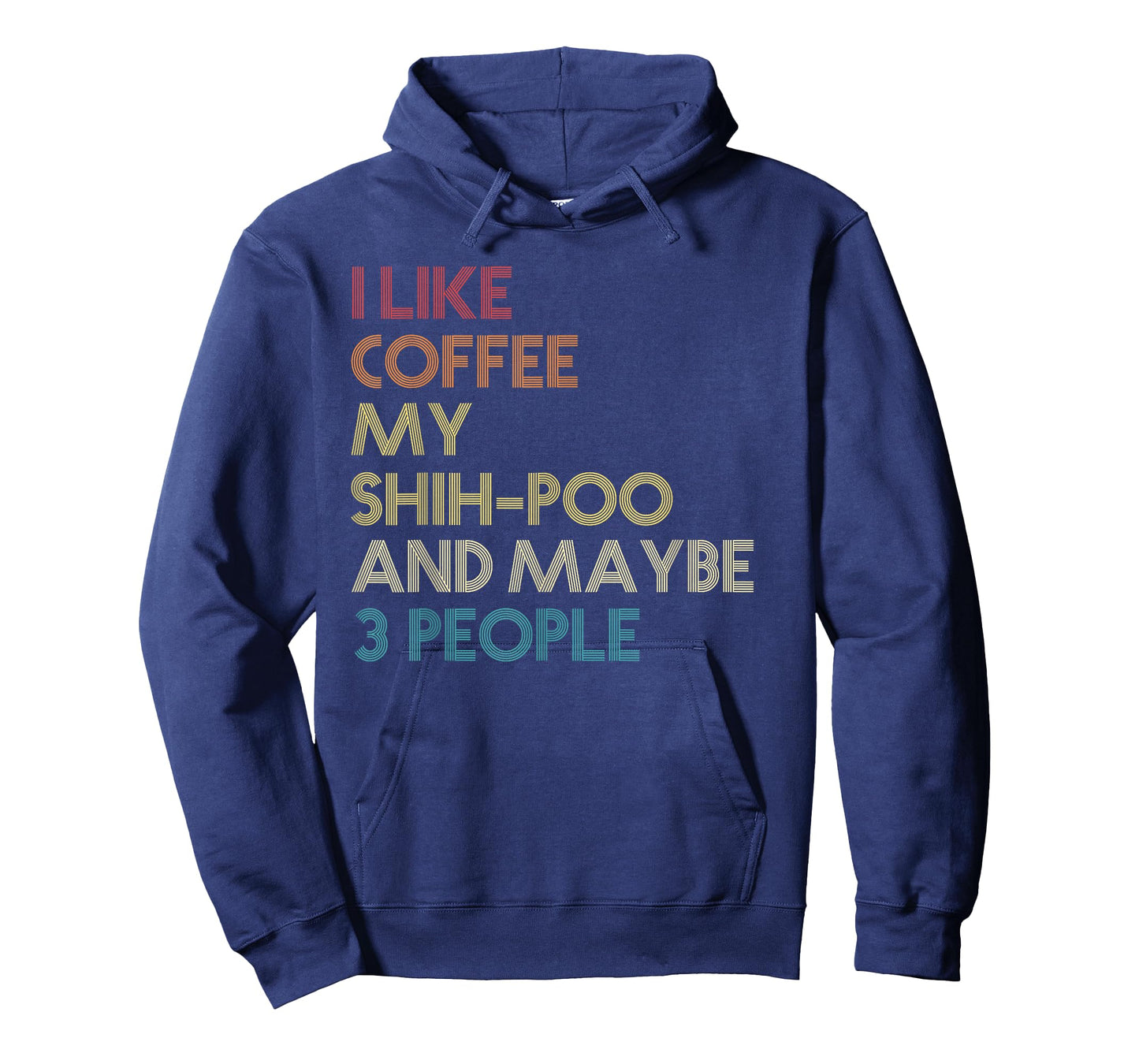 ShihPoo Dog Owner Coffee Lovers Quote Gift Vintage Retro T-Shirt