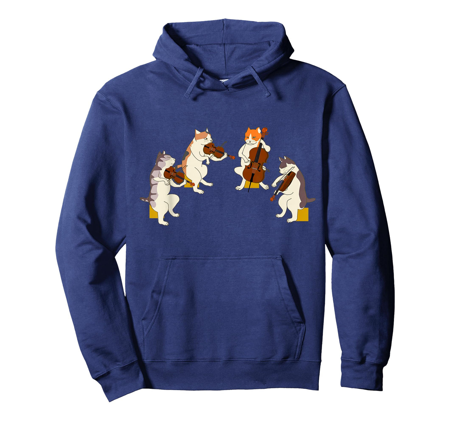 Fun Cats Playing Violin Cello Gift Music Cat Lover T-Shirt