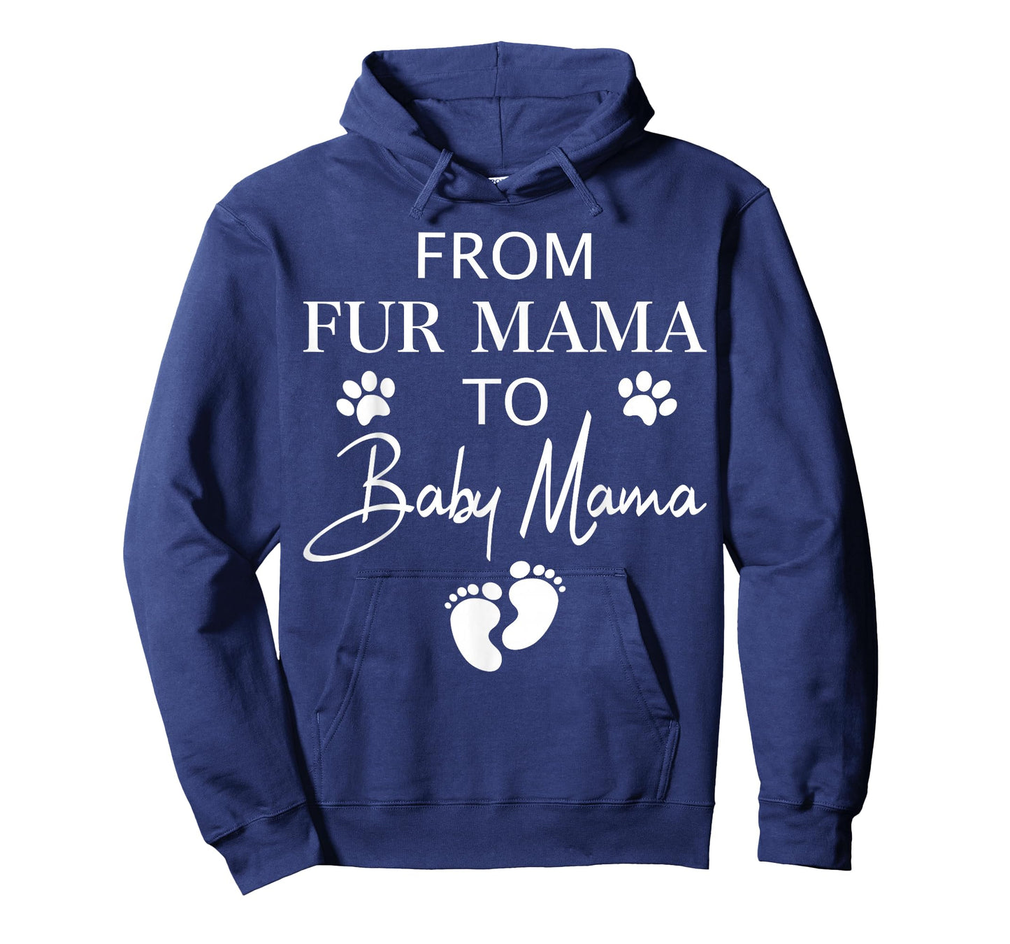 from Fur Mama to Baby Mama Dog Cat Owner New Mom Pregnant T-Shirt