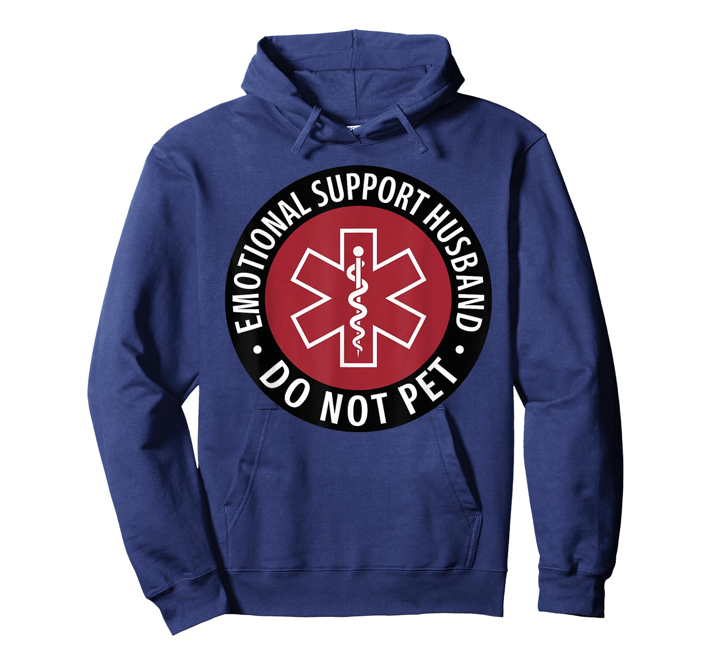 Emotional Support Husband Do Not Pet Funny Dad for Men T-Shirt