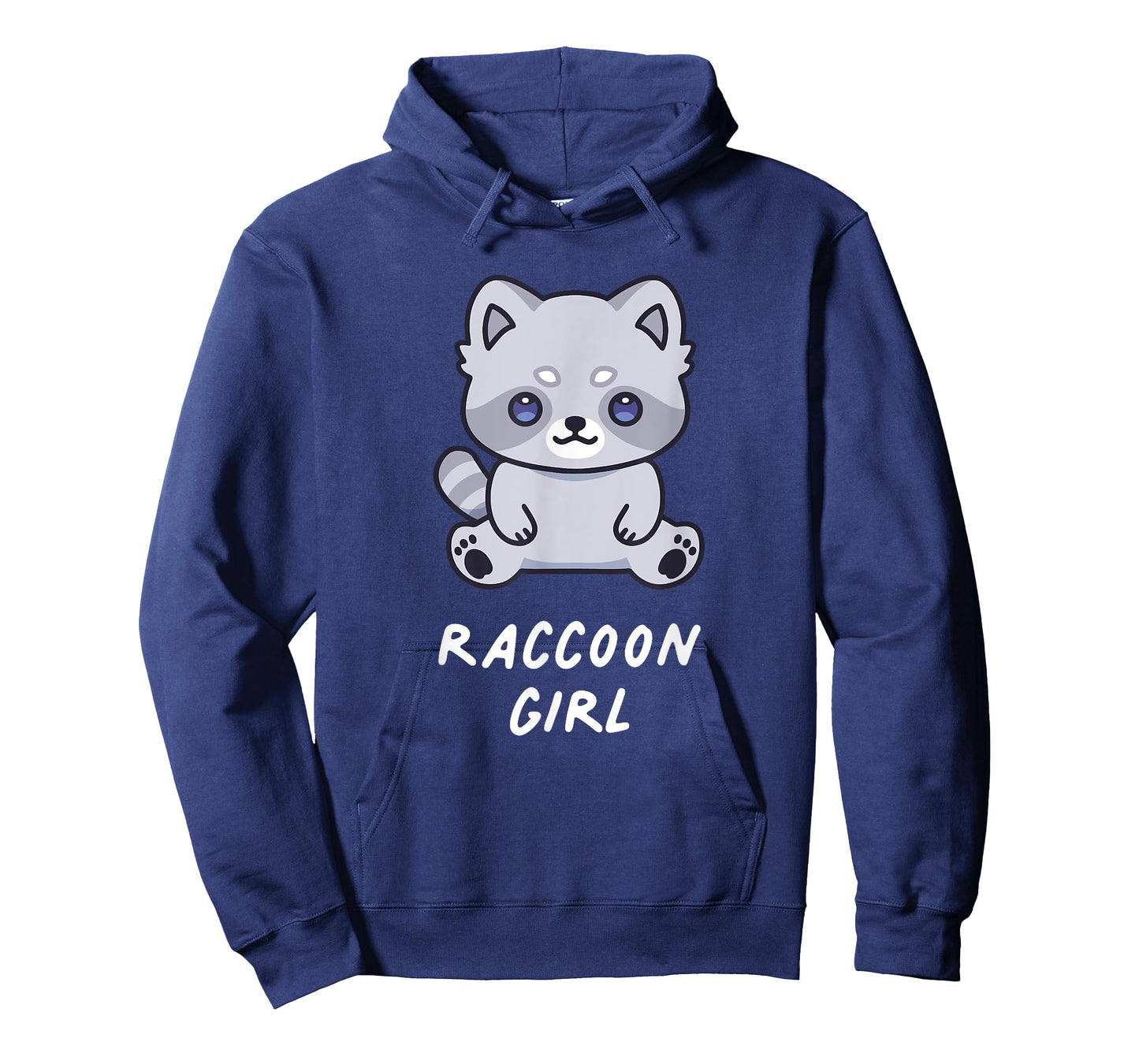 Raccoon Girl Funny Cute Kawaii Lover Aesthetic Family T-Shirt