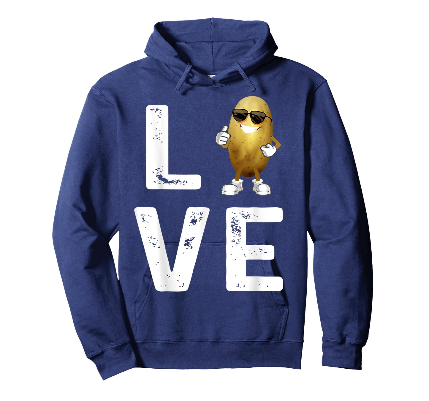 I Love Potatoes Vegetable Funny Potato In Sunglusses Tee T-Shirt
