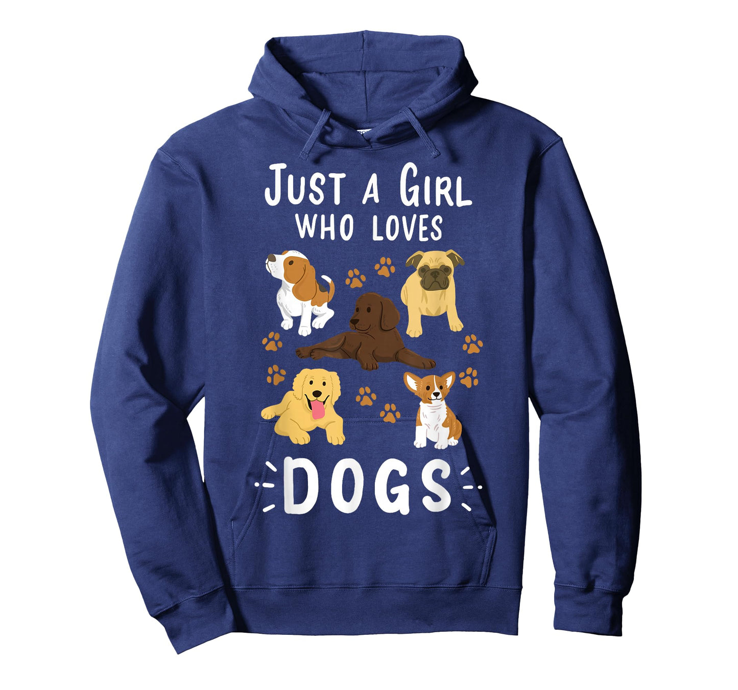 Just a Girl Who Loves Dogs Dog Lover T-Shirt