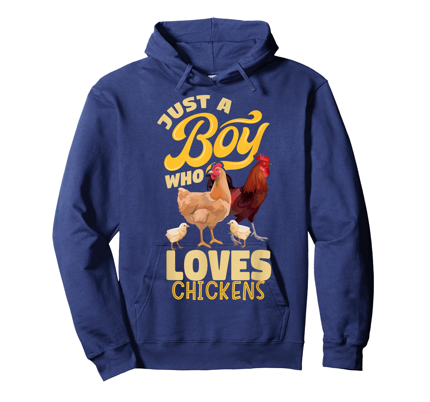 Just a Boy Who Loves Chickens Boys Country Farming Farm T-Shirt