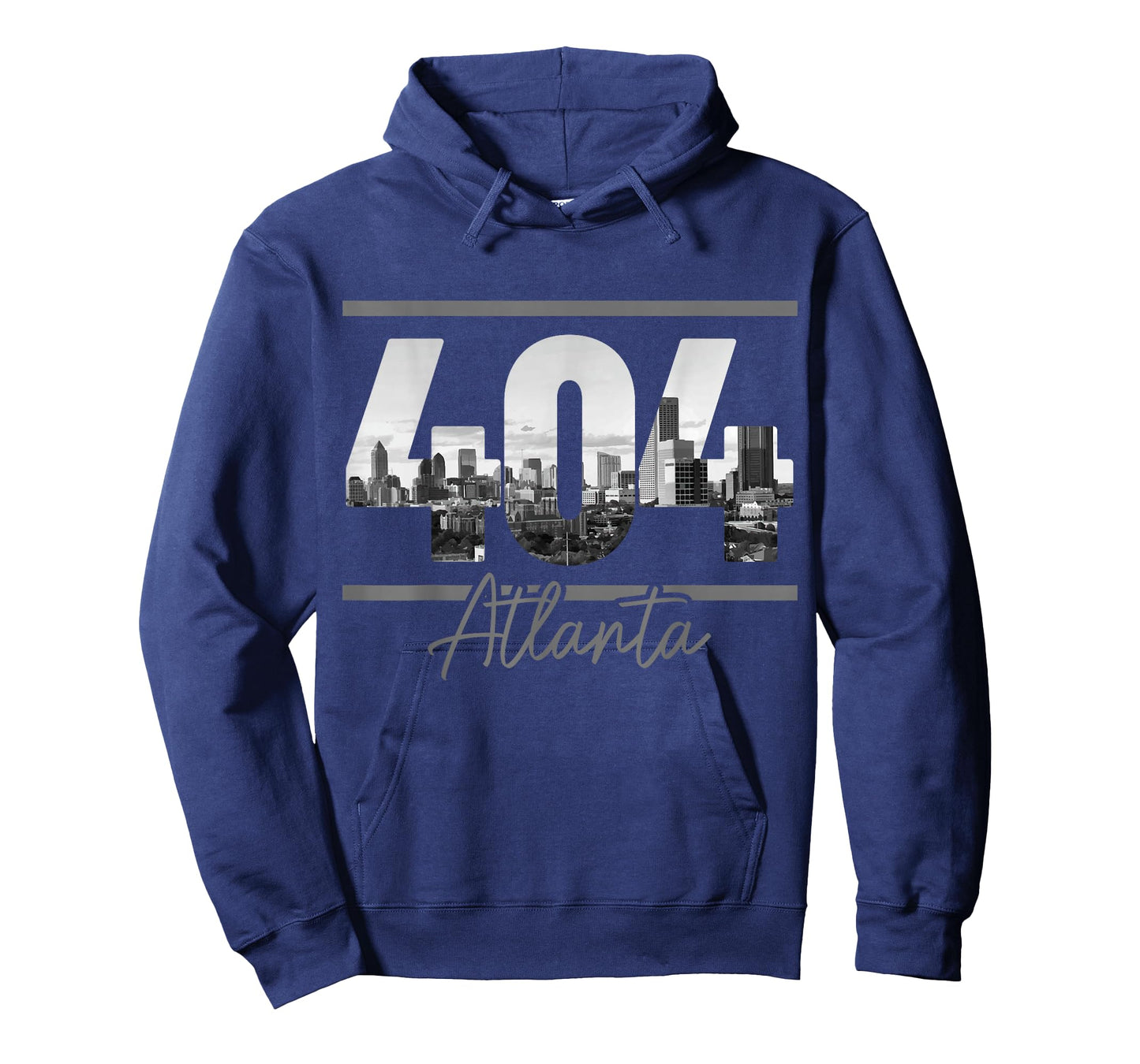 Atlanta 404 Area Code Skyline ATL Georgia Vintage T-Shirt
