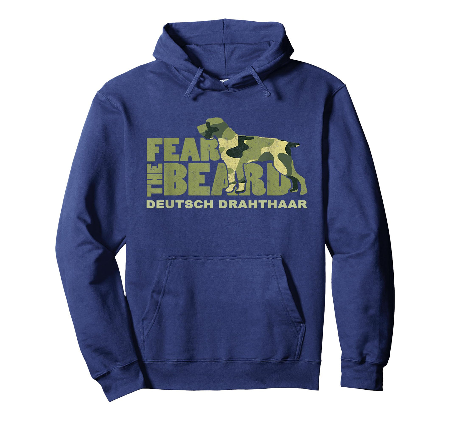 Fear the Beard - Camo Deutsch Drahthaar Hunting Dog T-Shirt for Men Women Kids
