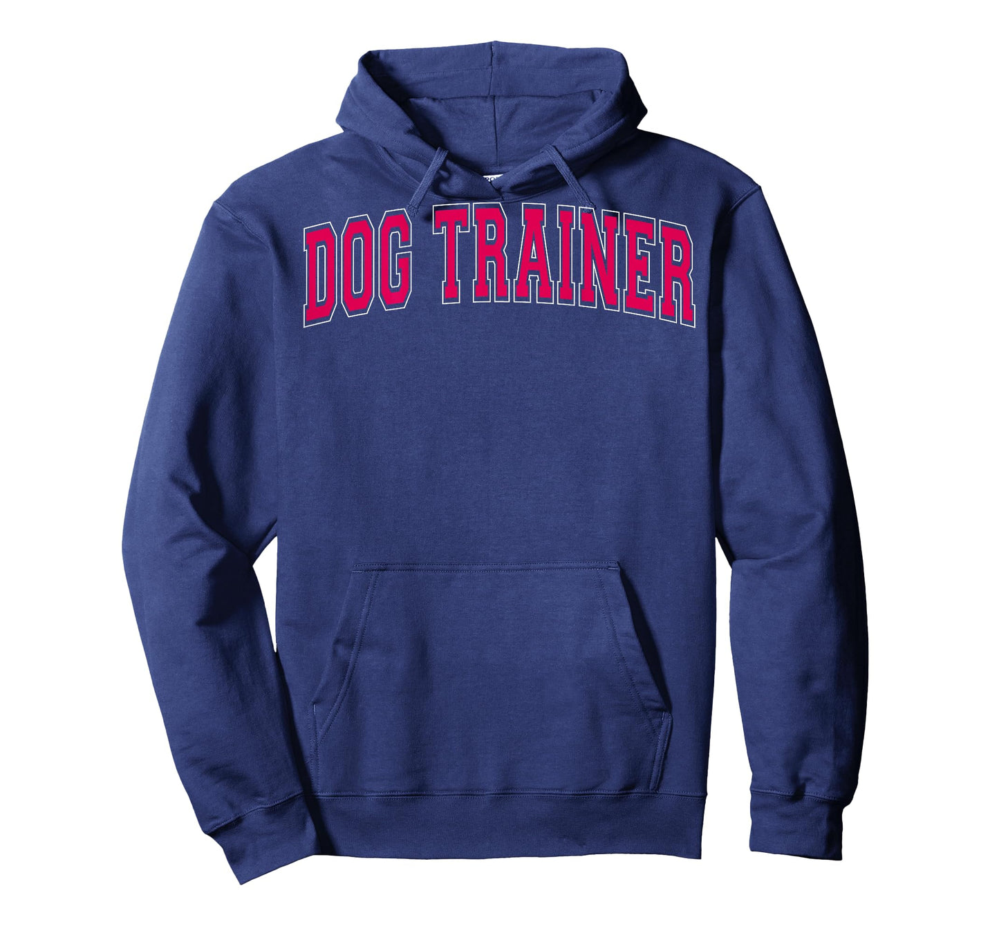 Dog Trainer Retro Varsity Arched Red Letters On The Back T-Shirt