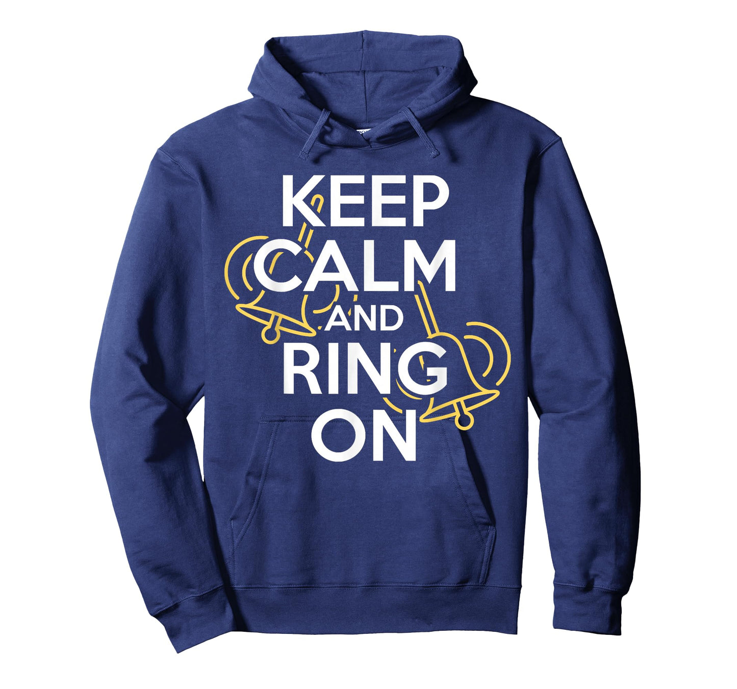 Keep Calm And Ring On Handbell Player Choir Gift T-Shirt