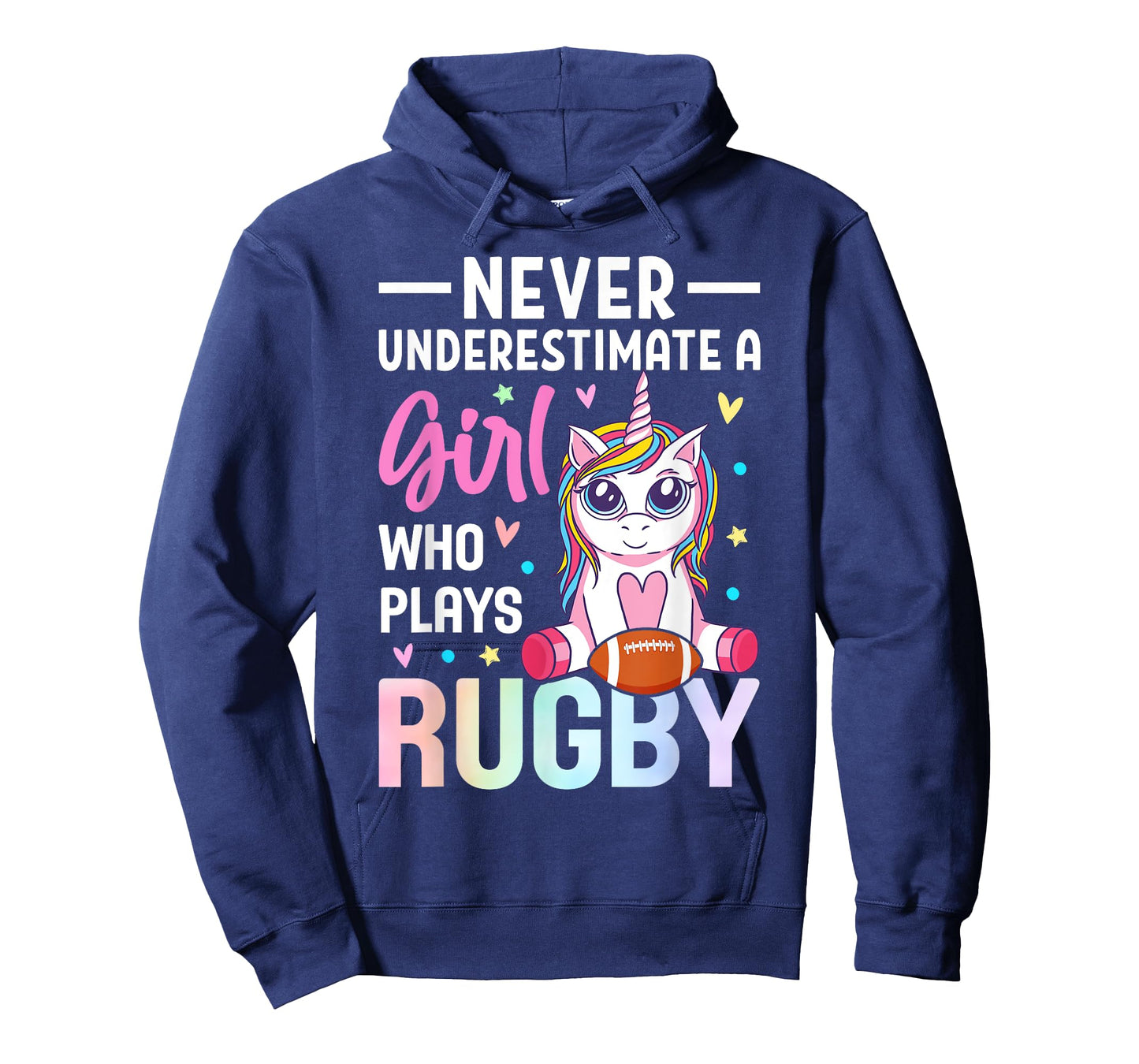 A Girl Who Plays Rugby Rugby Girl Female Rugby Player T-Shirt