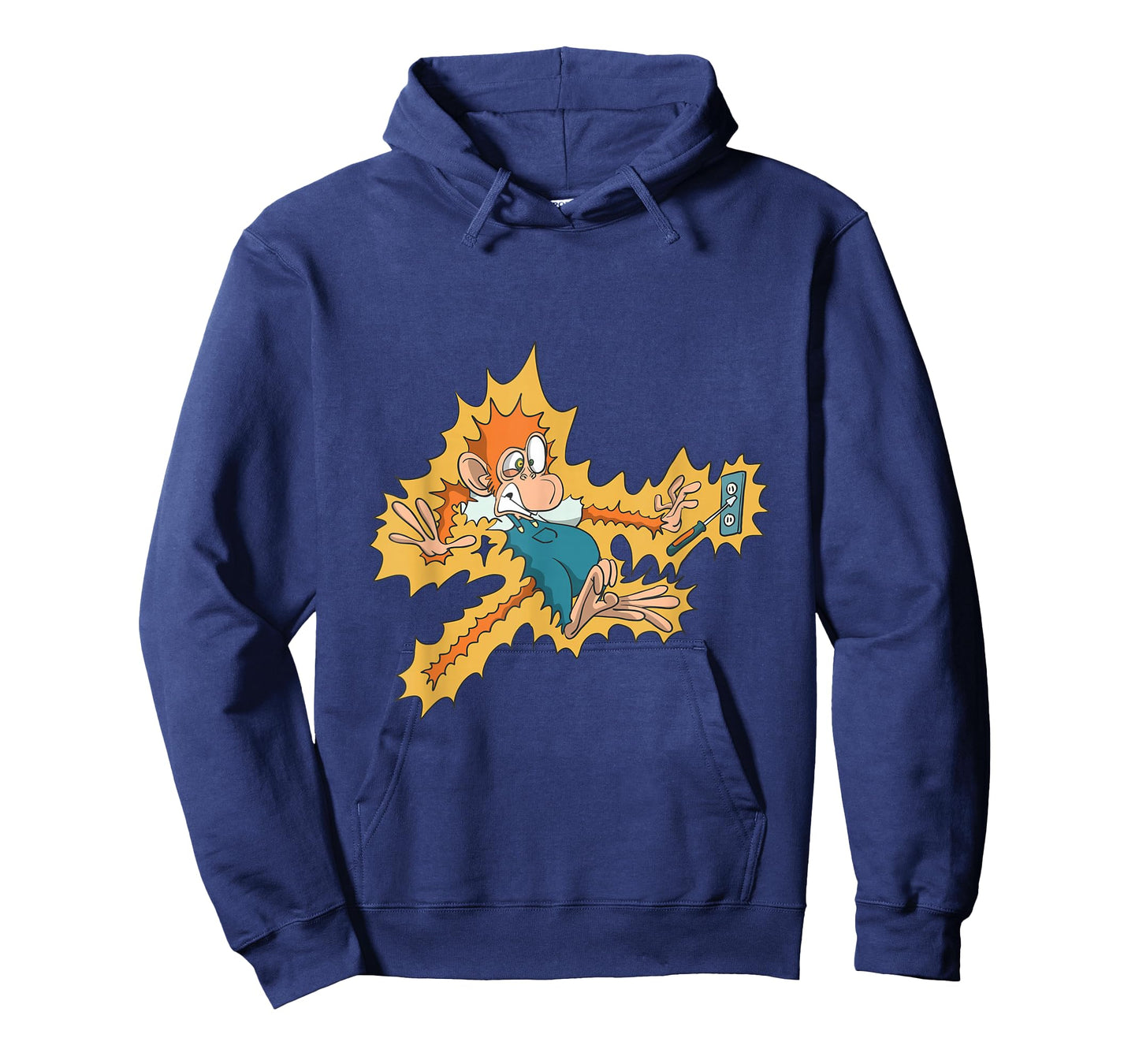 Monkey Electrician Getting Electric Shock T-Shirt