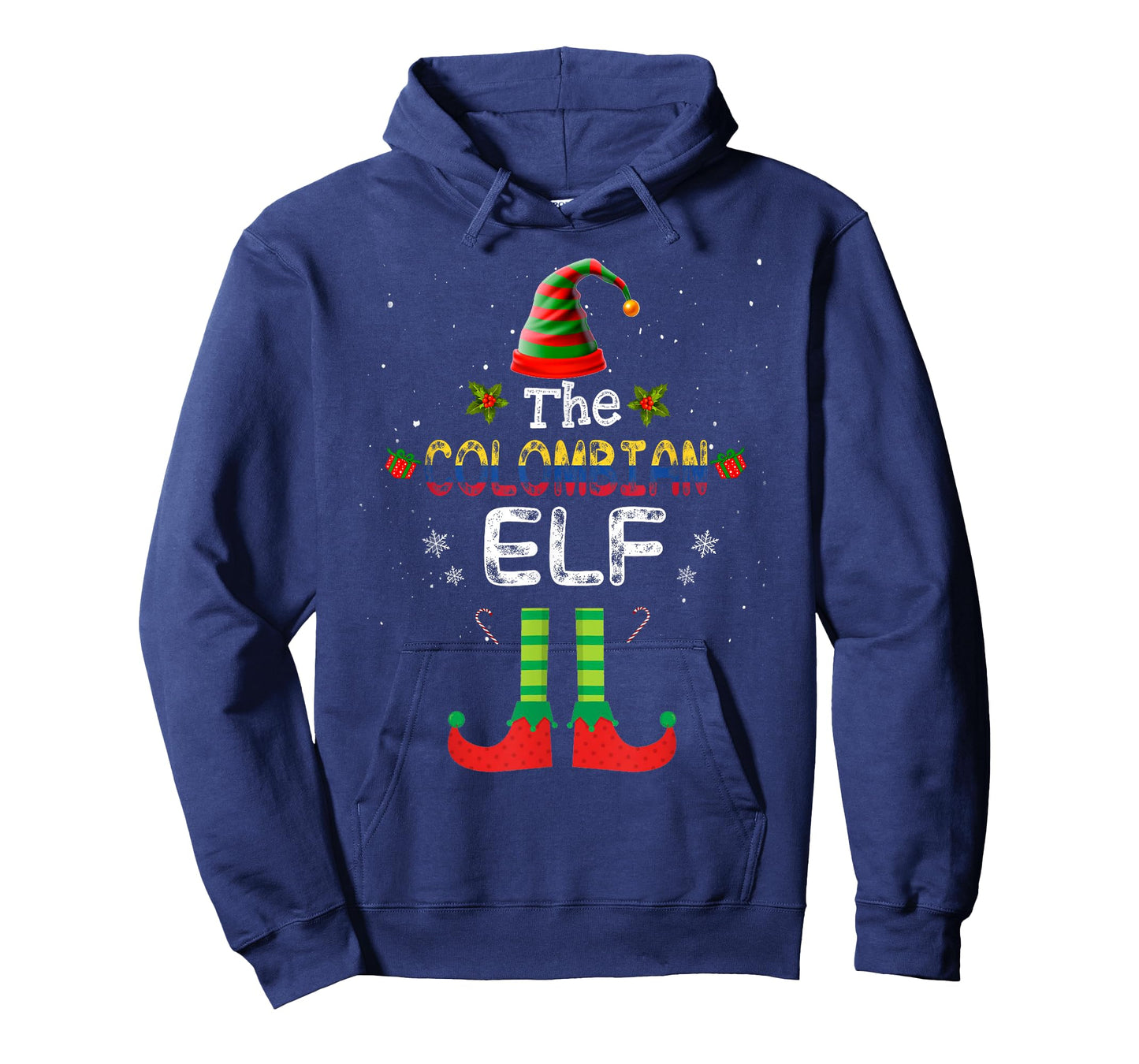 Colombian Elf Group Matching Family Christmas Outfit Set T-Shirt