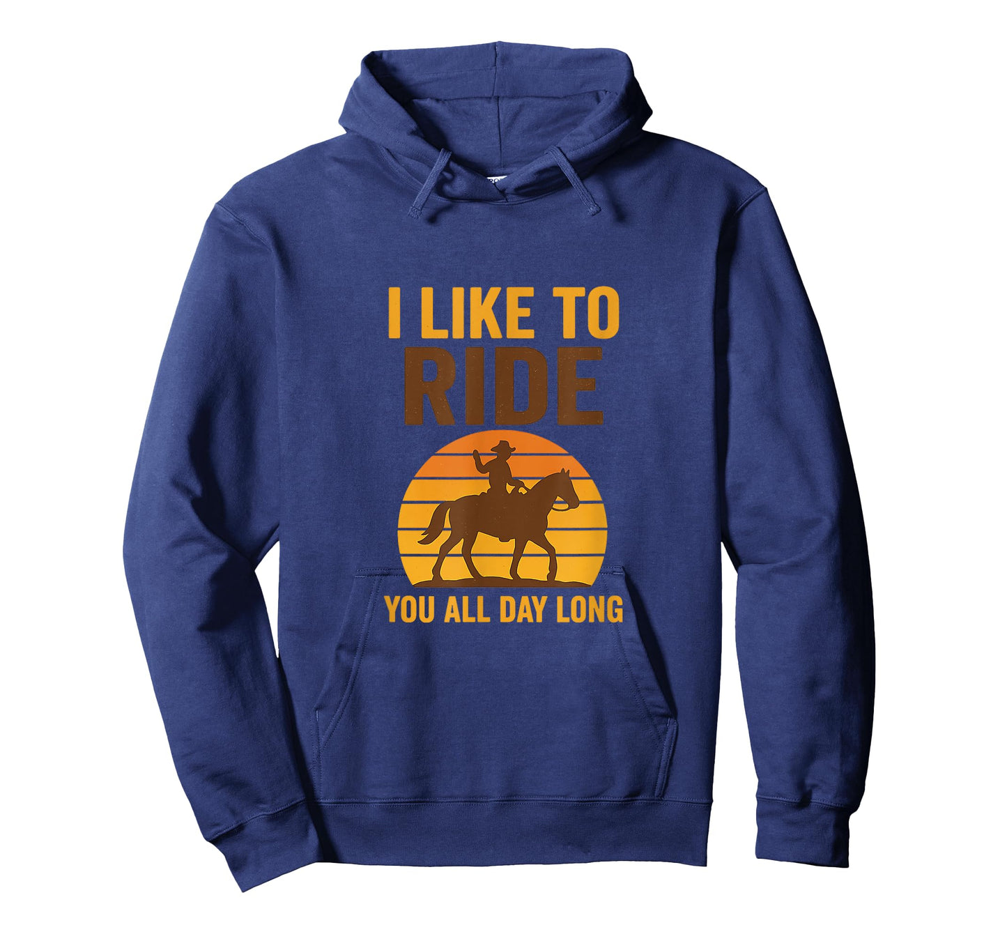 I Like to Ride You All Day Long Cowboy Sunset T-Shirt