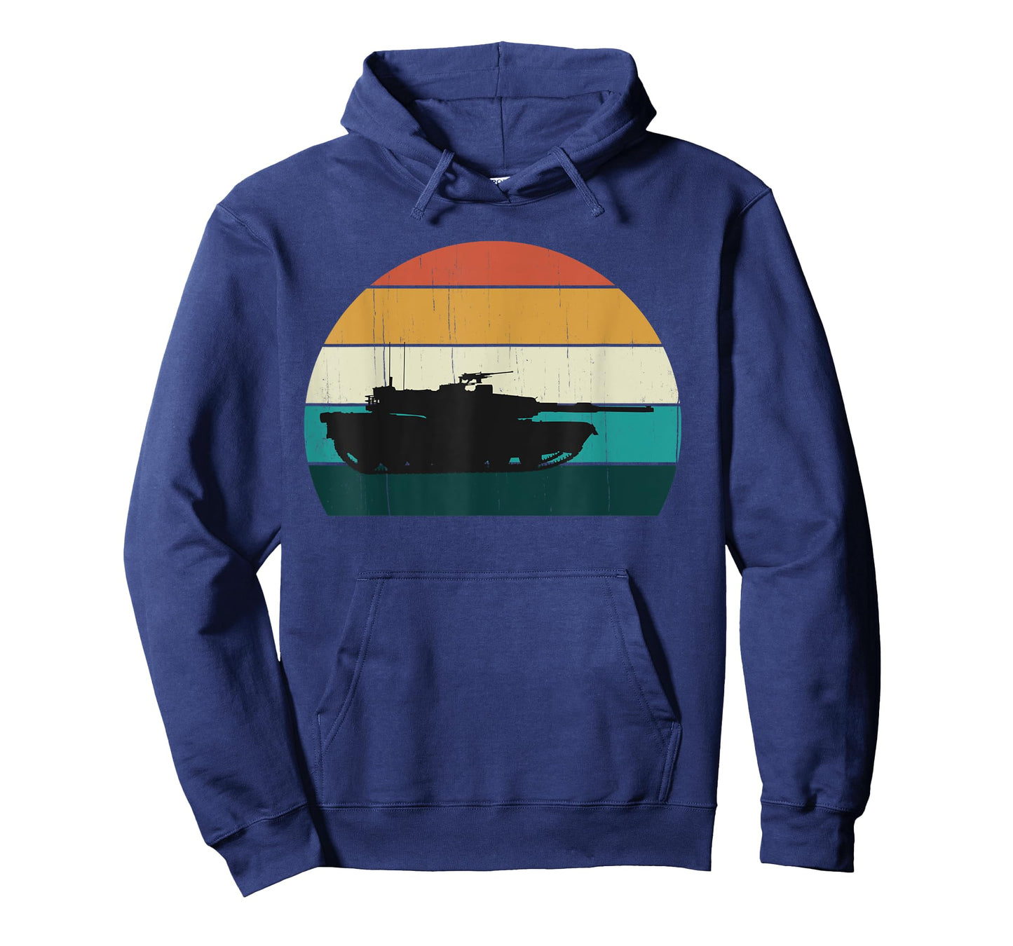 Vintage Abrams M1 - Retro Sunset American Main Battle Tank T-Shirt
