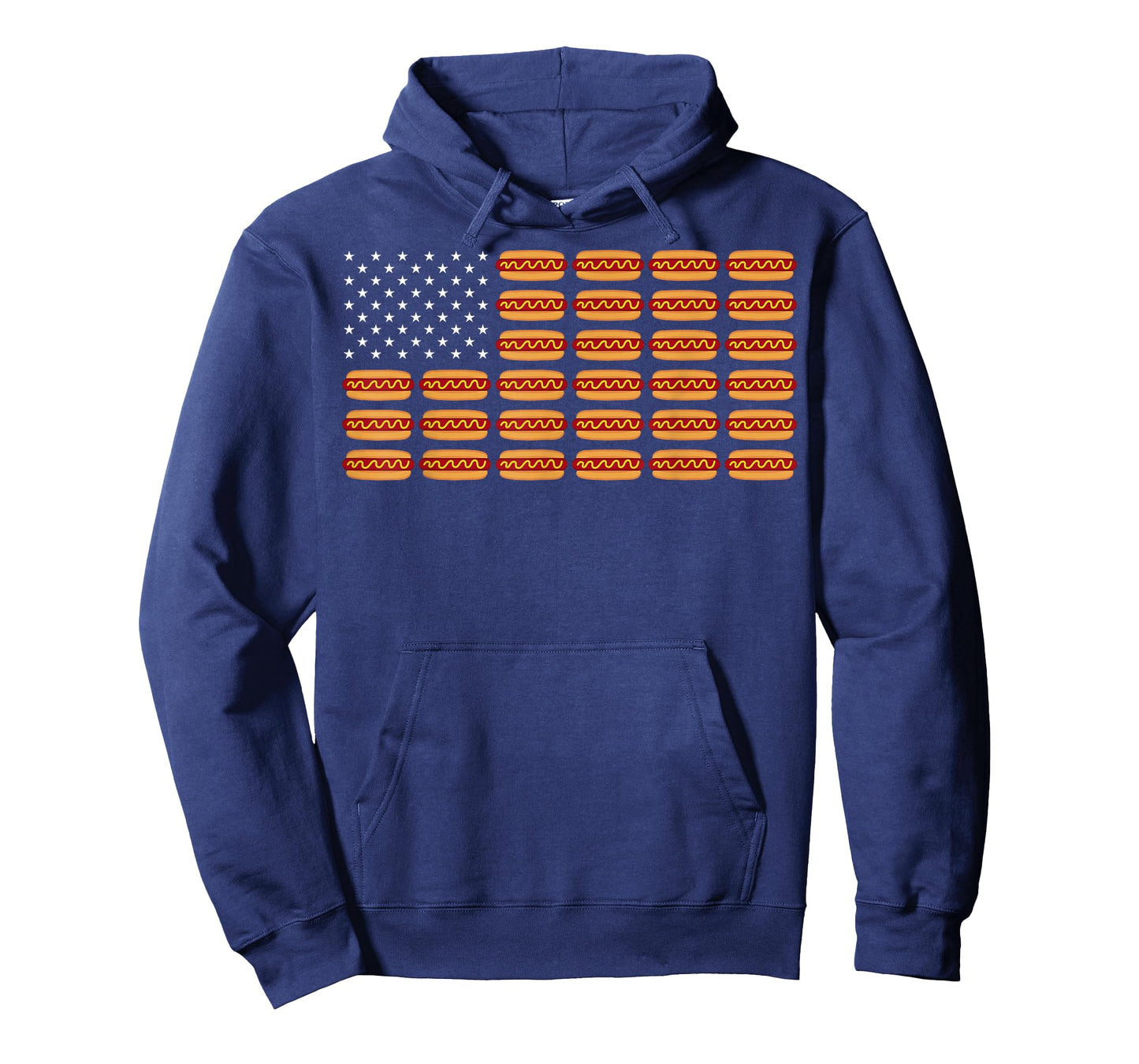 Hot Dog 4 July American Flag Independence Day Hotdog T-Shirt