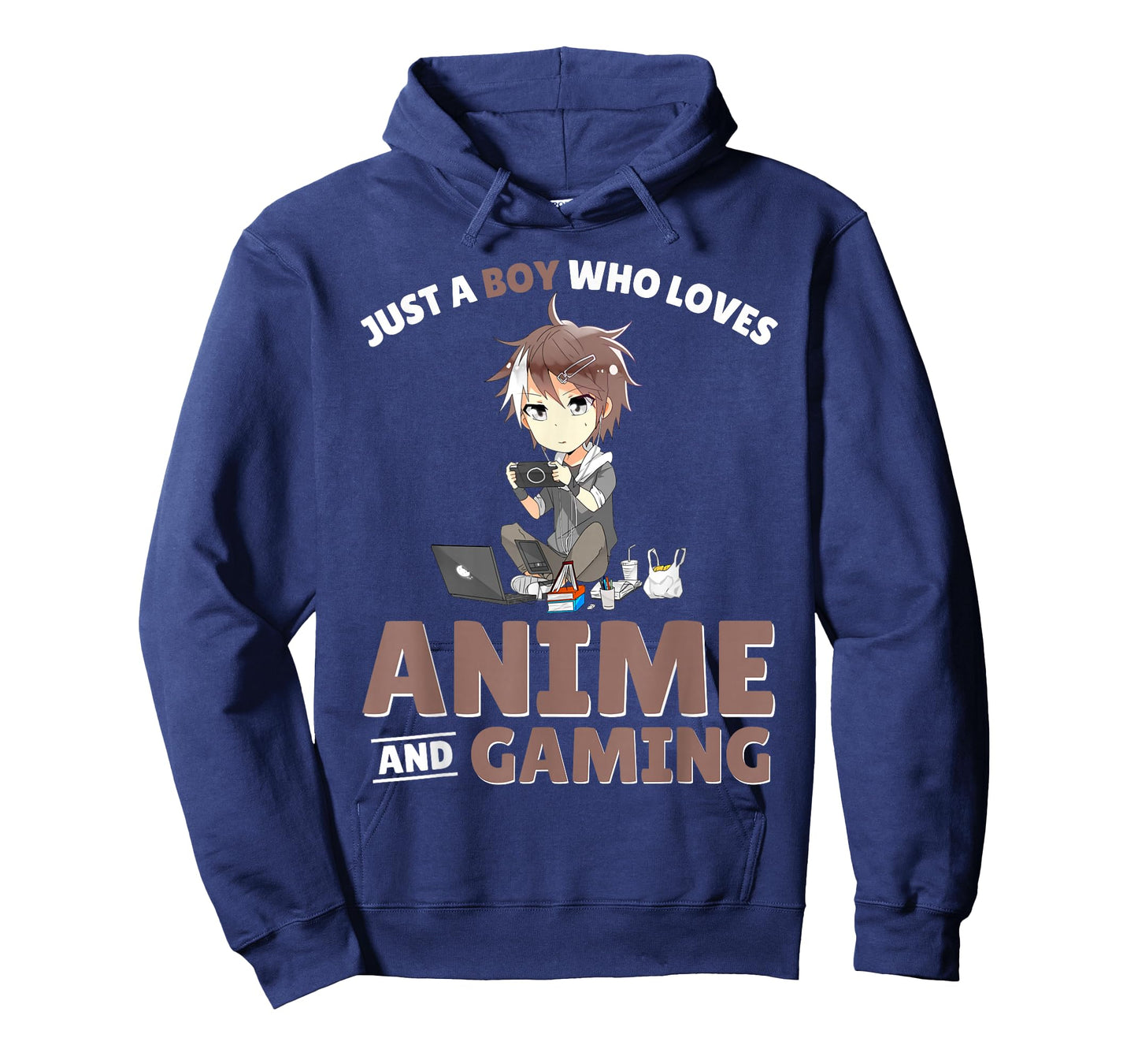 Just A Boy Who Loves Anime And Gaming Gamer Japanese Anime T-Shirt