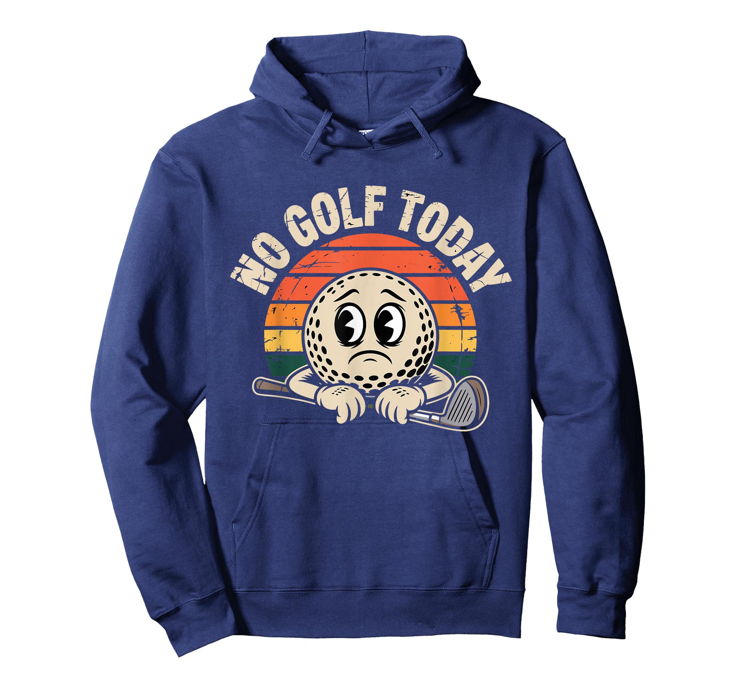 No Golf Today Stickman Design for Golf Lovers and Golfer T-Shirt
