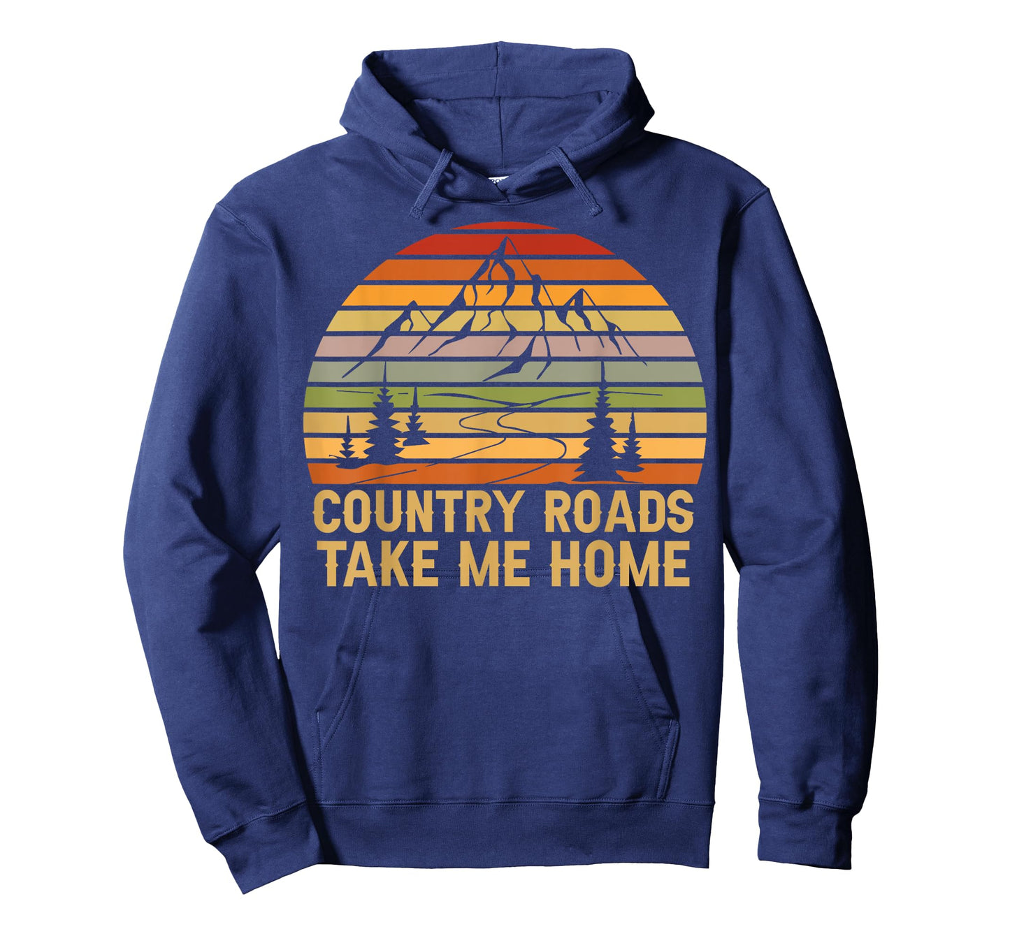 Country Music Lovers Country Music Fans Retro Country Roads T-Shirt