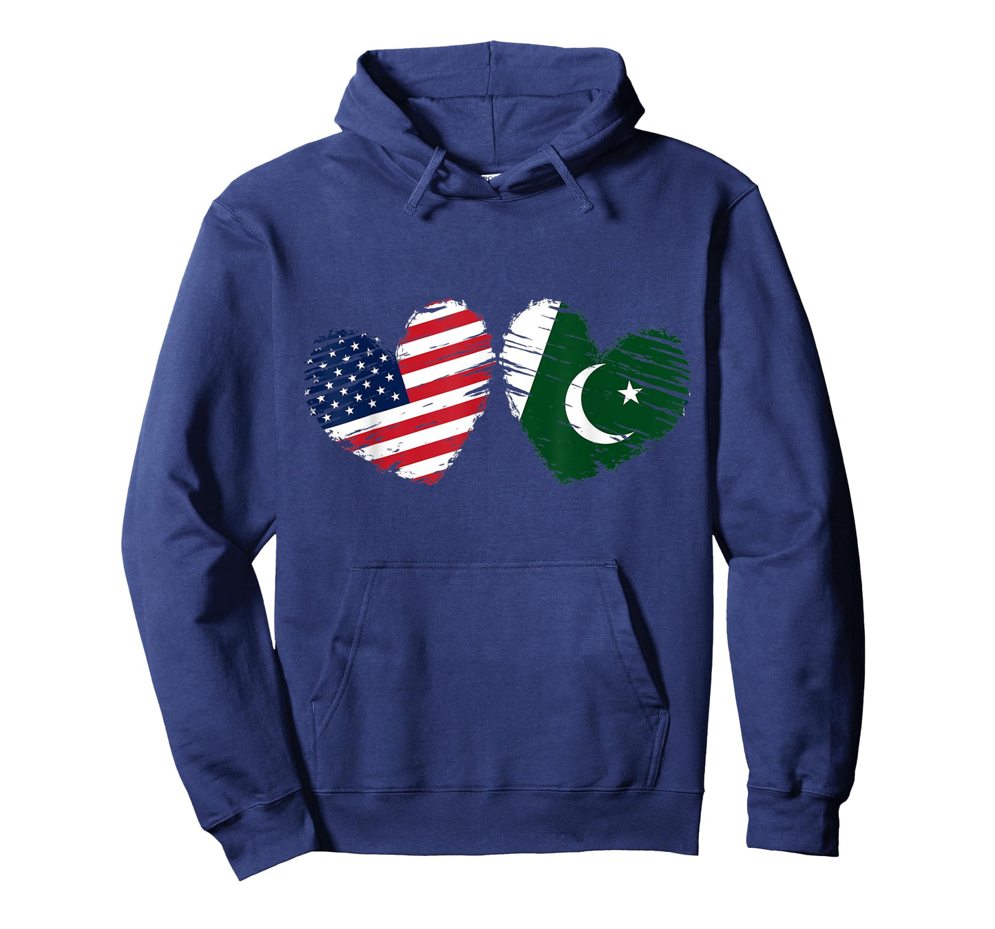 USA Pakistan Flag Heart Valentines Day Pakistani American T-Shirt