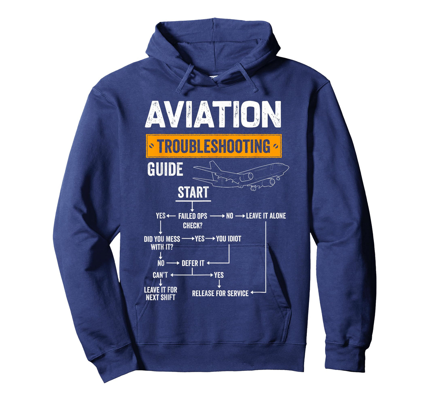 Funny Aviation Troubleshooting Guide Aircraft Mechanic Pilot T-Shirt