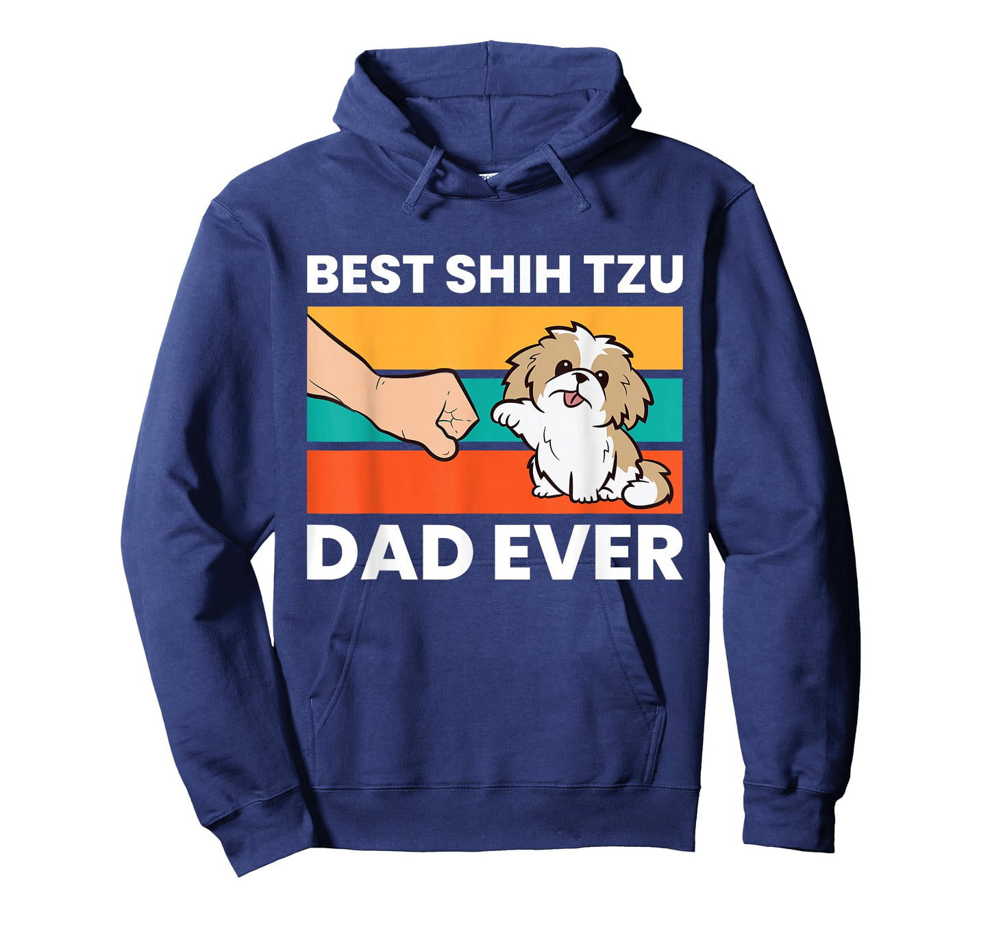 Best Shih Tzu Dad Ever Funny Shih Tzu T-Shirt
