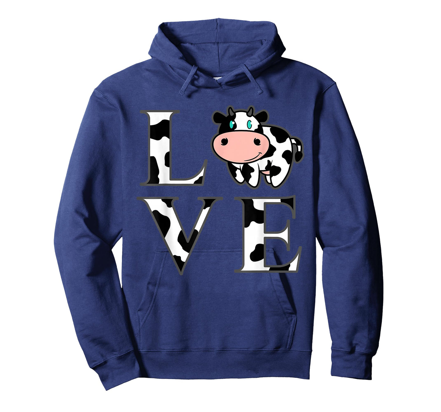 Cute Cow Print I Love Cows Funny Farming Gift Men Women Kids T-Shirt