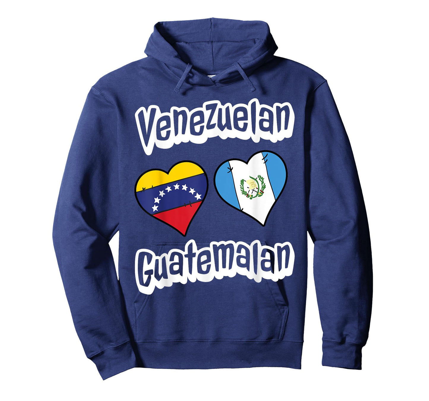 Venezuelan Guatemalan Flag Heart Combo Venezuela Guatemala T-Shirt