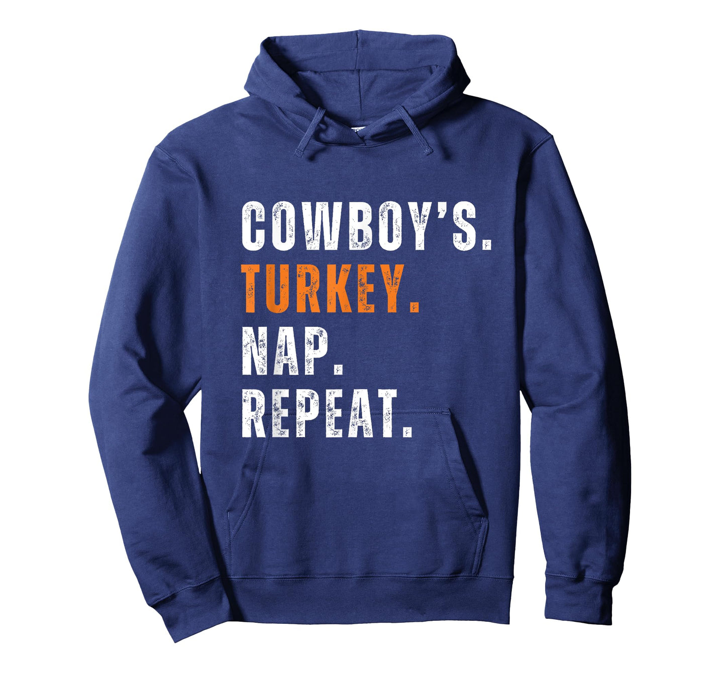 Cowboy's Turkey Nap Repeat Funny Apparel for Casual Wear T-Shirt