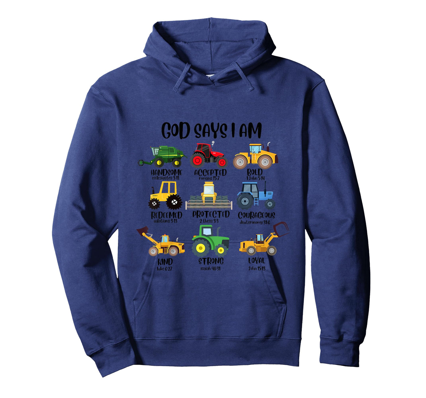 God says I am Construction Bible Verse Truck T-Shirt