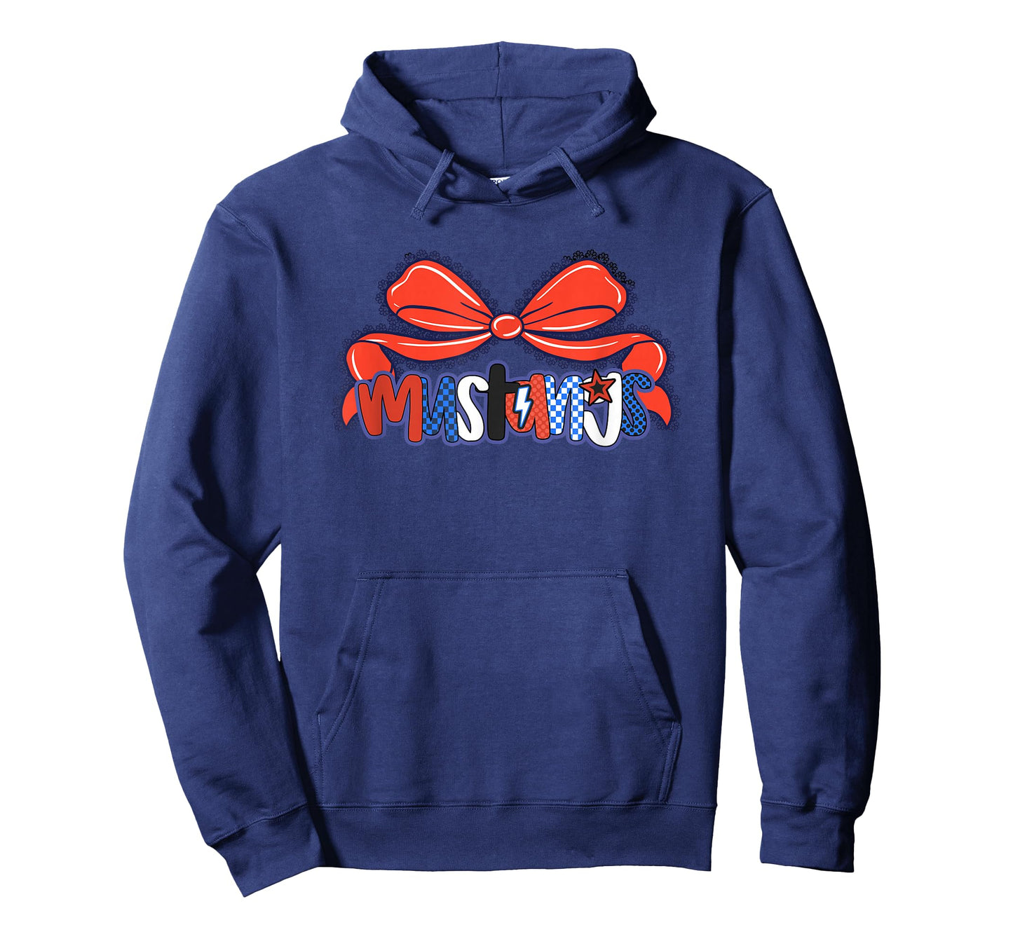 Mustangs Team Pride Bow Graphic T-Shirt