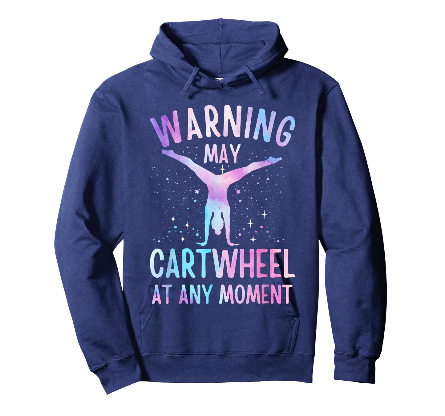 Gymnastics Art For Girls Women Tie Dye Cartwheel Gymnast T-Shirt