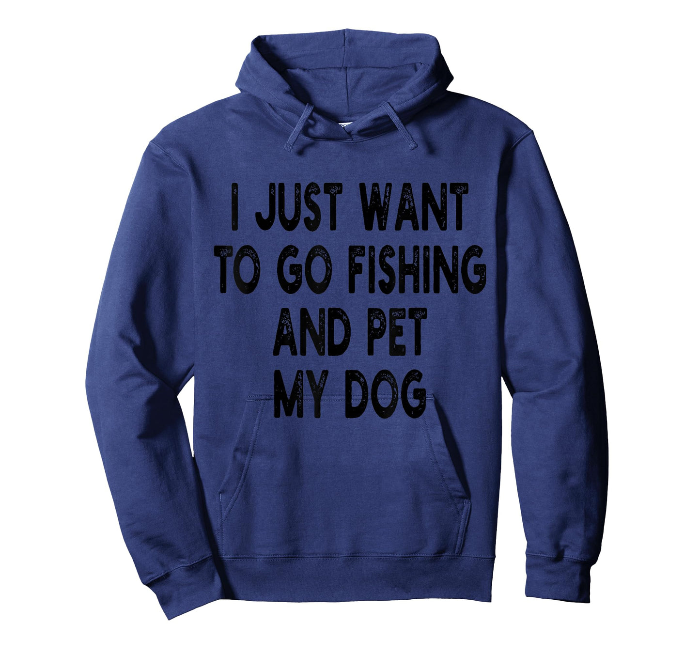 I Just Want To Go Fishing And Pet My Dog Fishing With My Dog T-Shirt