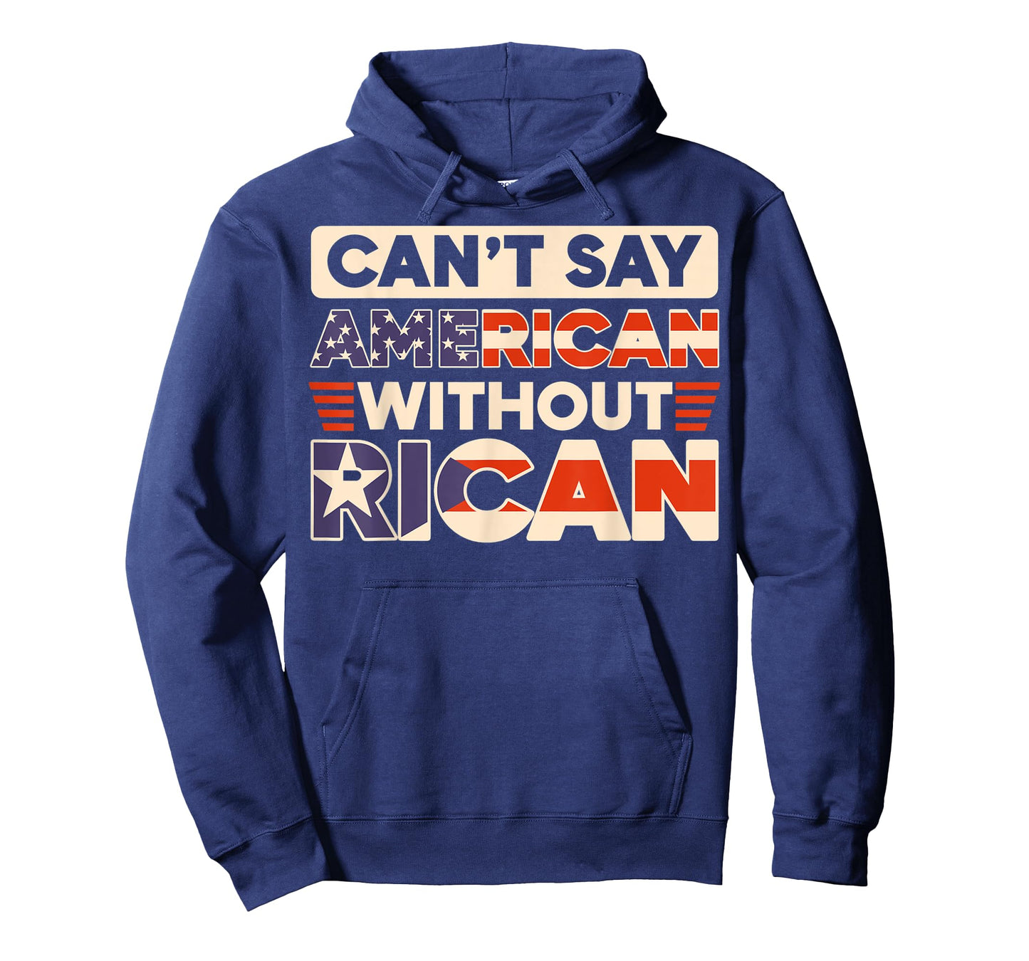 Can't Say American Without Rican USA Puerto Rico Boricua T-Shirt