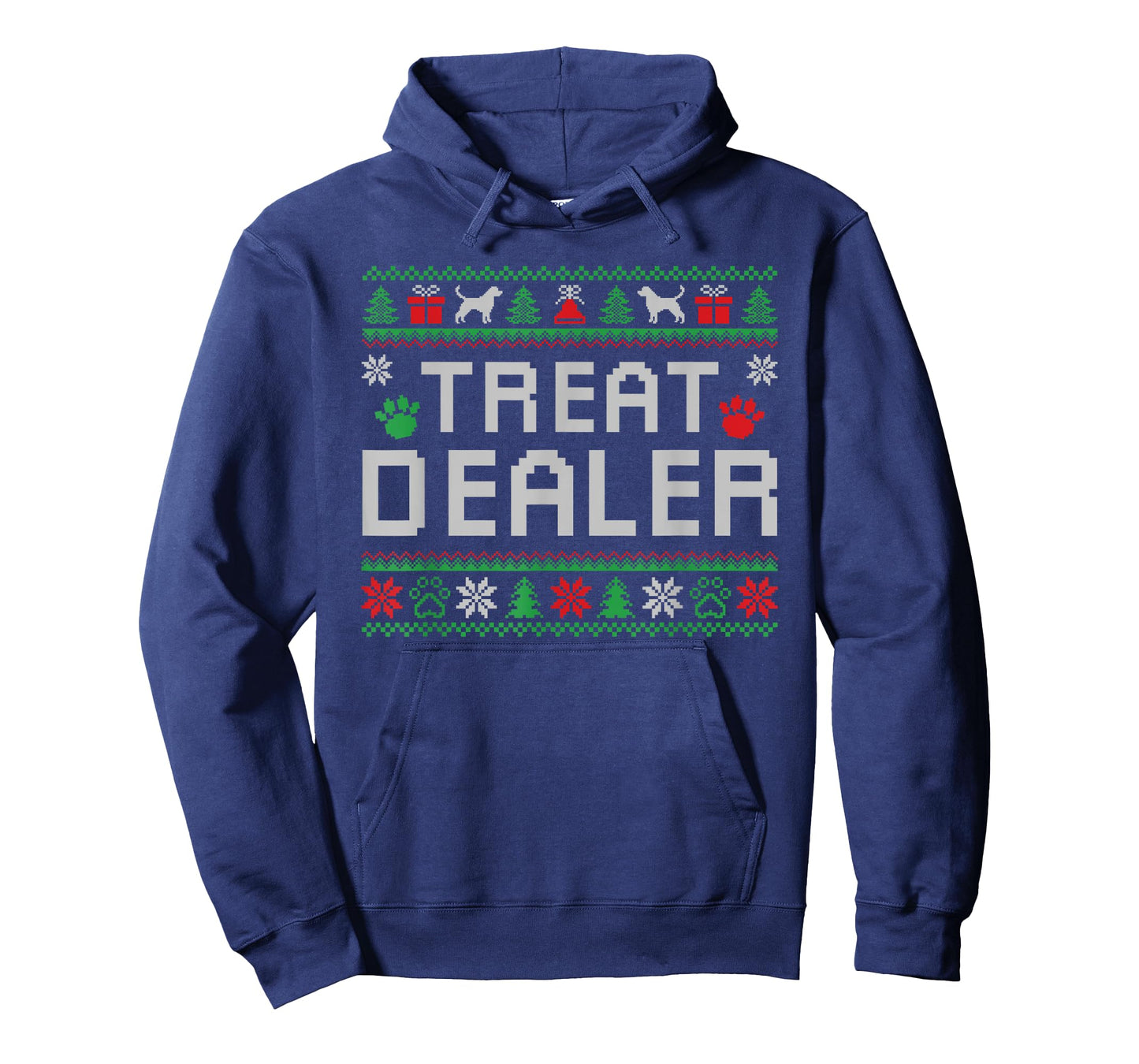 Treat Dealer Christmas Funny Humor Dog Owner Cool Dog Xmas T-Shirt