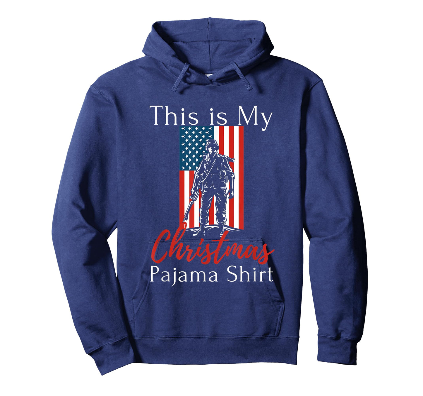 This Is My Christmas Pajama American Veteran Soldier USA T-Shirt