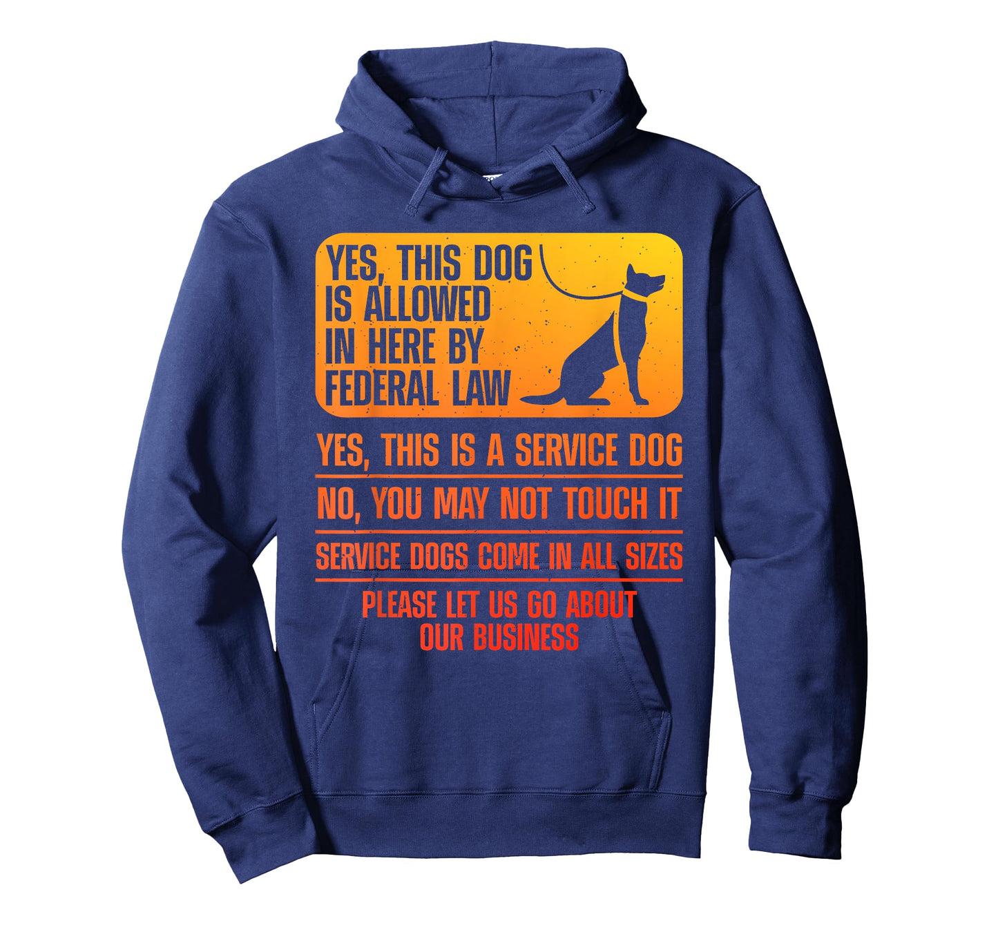 Service Dog Design For Men Women Assistance Dog Service Dog T-Shirt