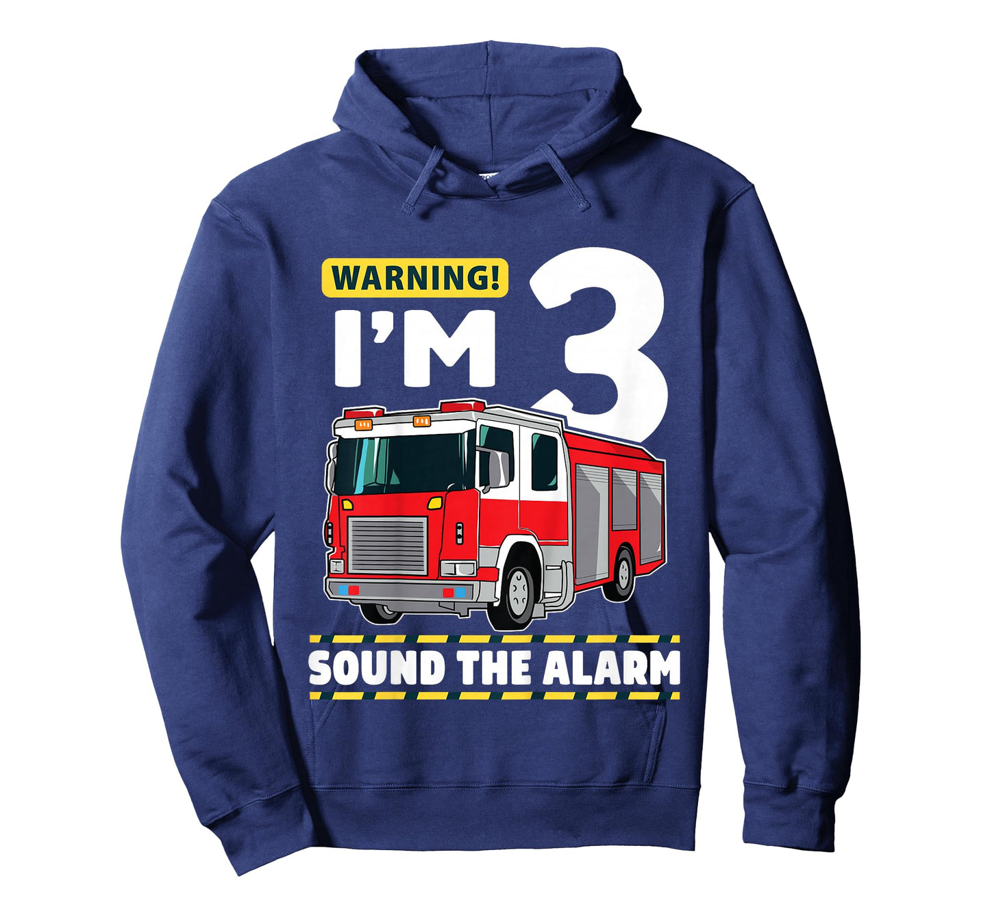 Kids Fire Truck 3 Year Old Firefighter 3rd Birthday Boy Toddler T-Shirt