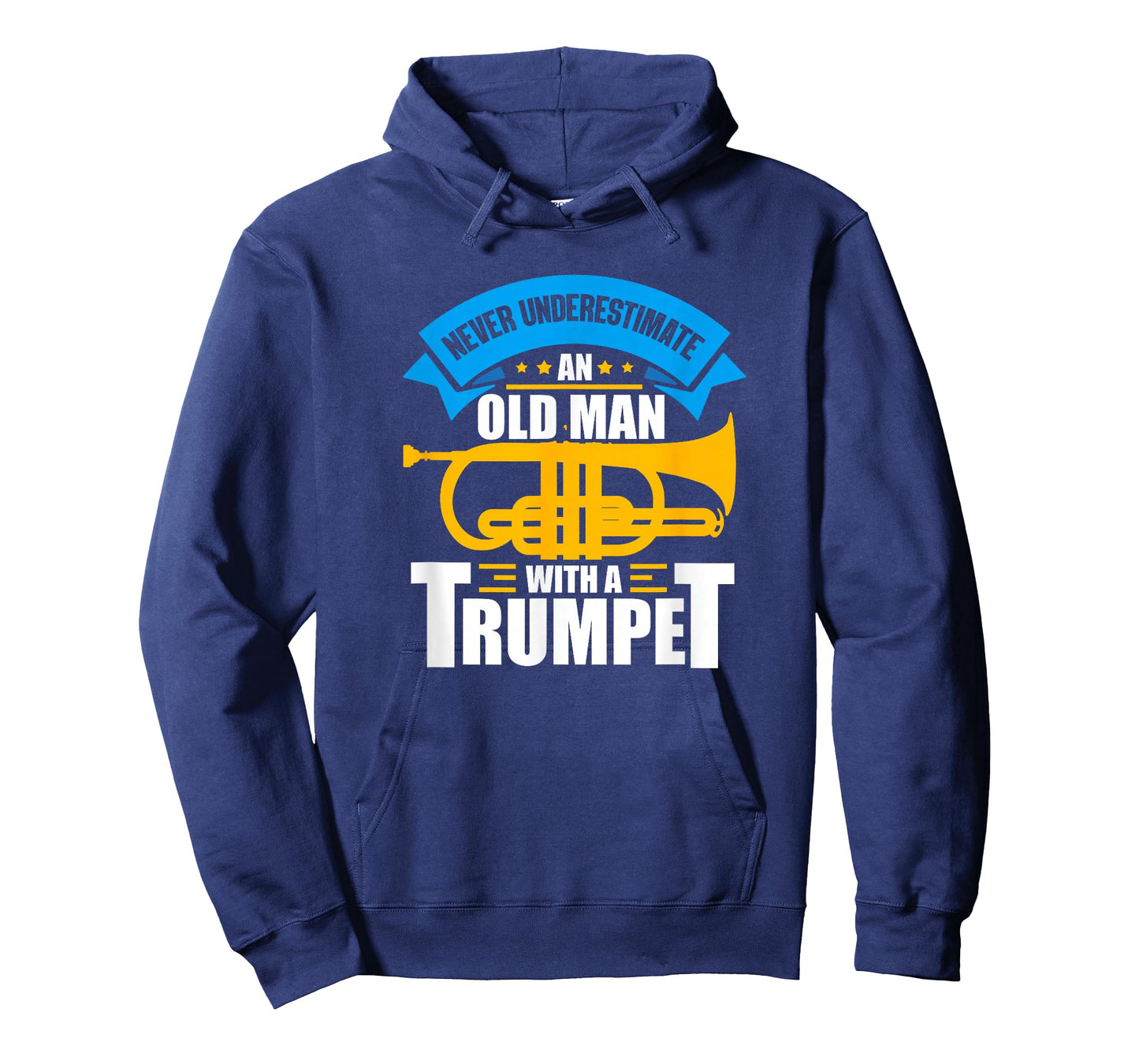 Trumpet Music Never Underestimate An Old Man With A Trumpet T-Shirt