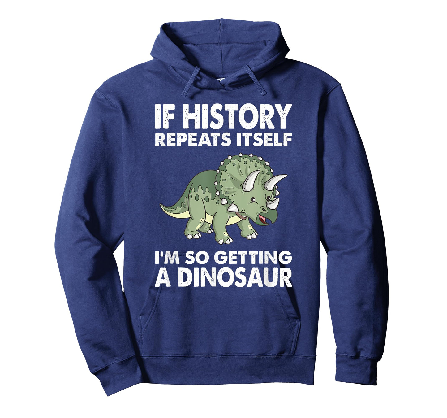History Repeats Itself Adult Dinosaur Shirt Kids Triceratops T-Shirt