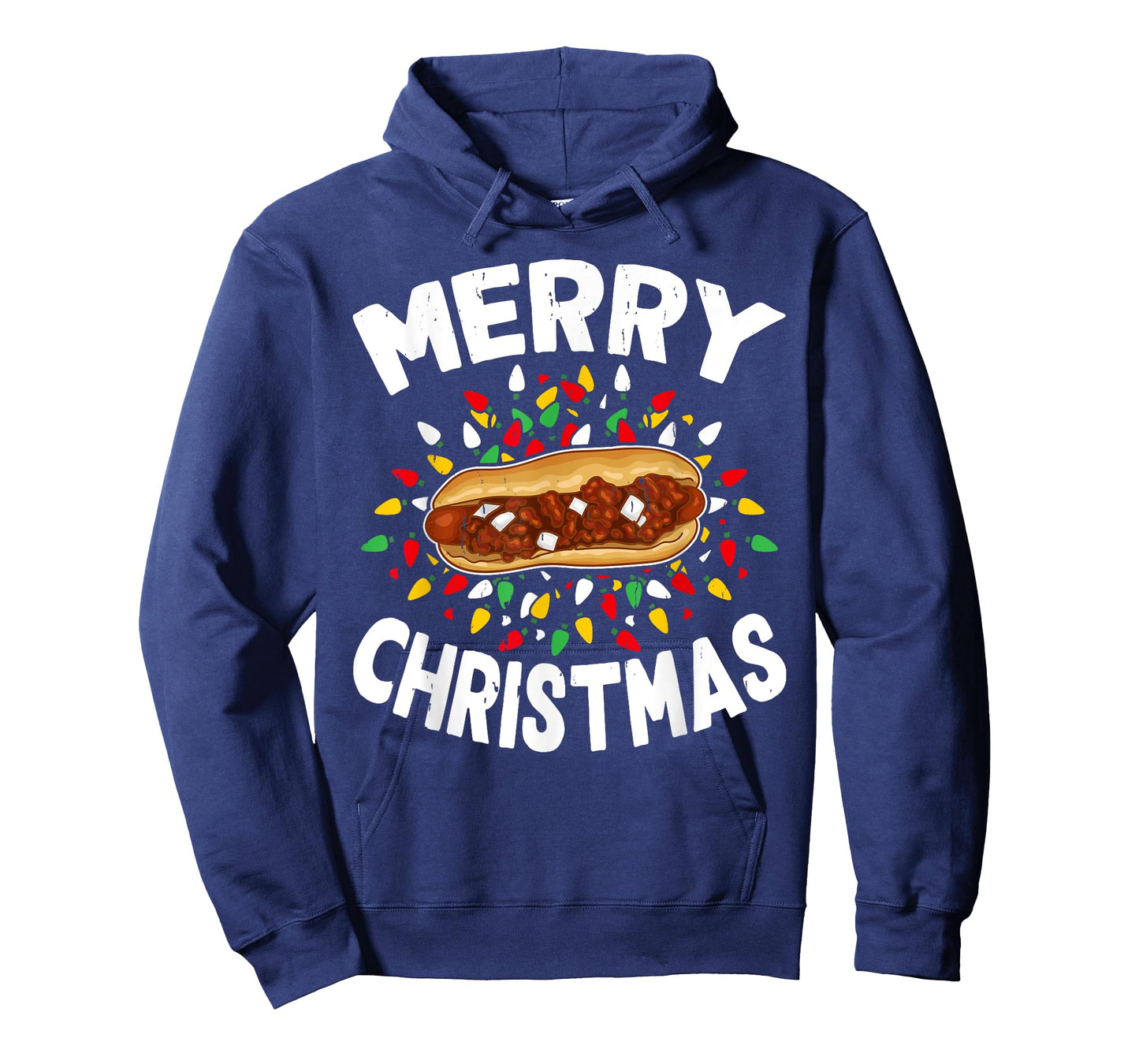 Merry Christmas Sweaters Funny Food Lover Chili Dog Xmas Men Women T-Shirt