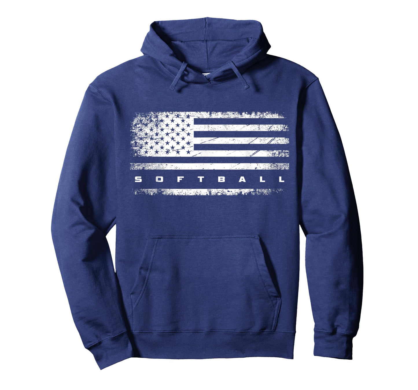 American Flag Softball Apparel - Softball T-Shirt