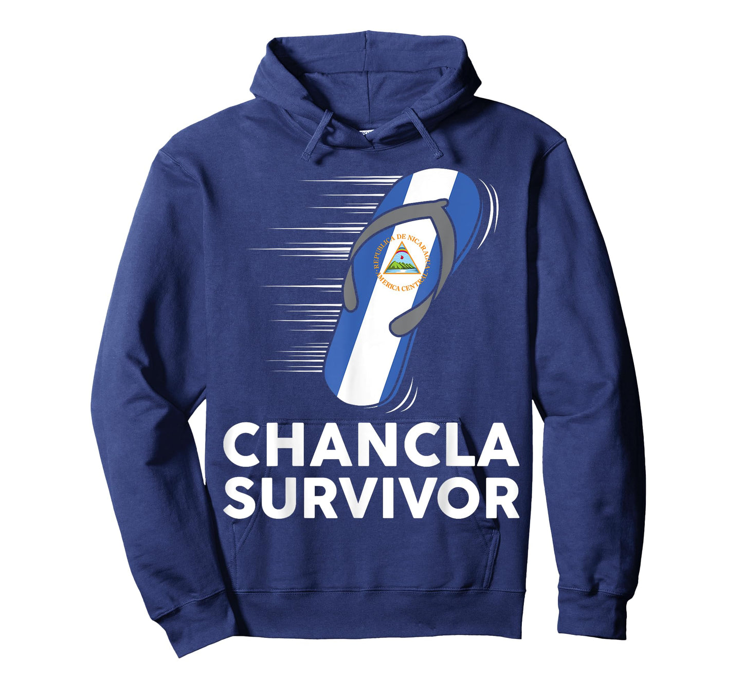 Chancla Survivor Nicaragua Nicaraguan Flag Hispanic Heritage T-Shirt