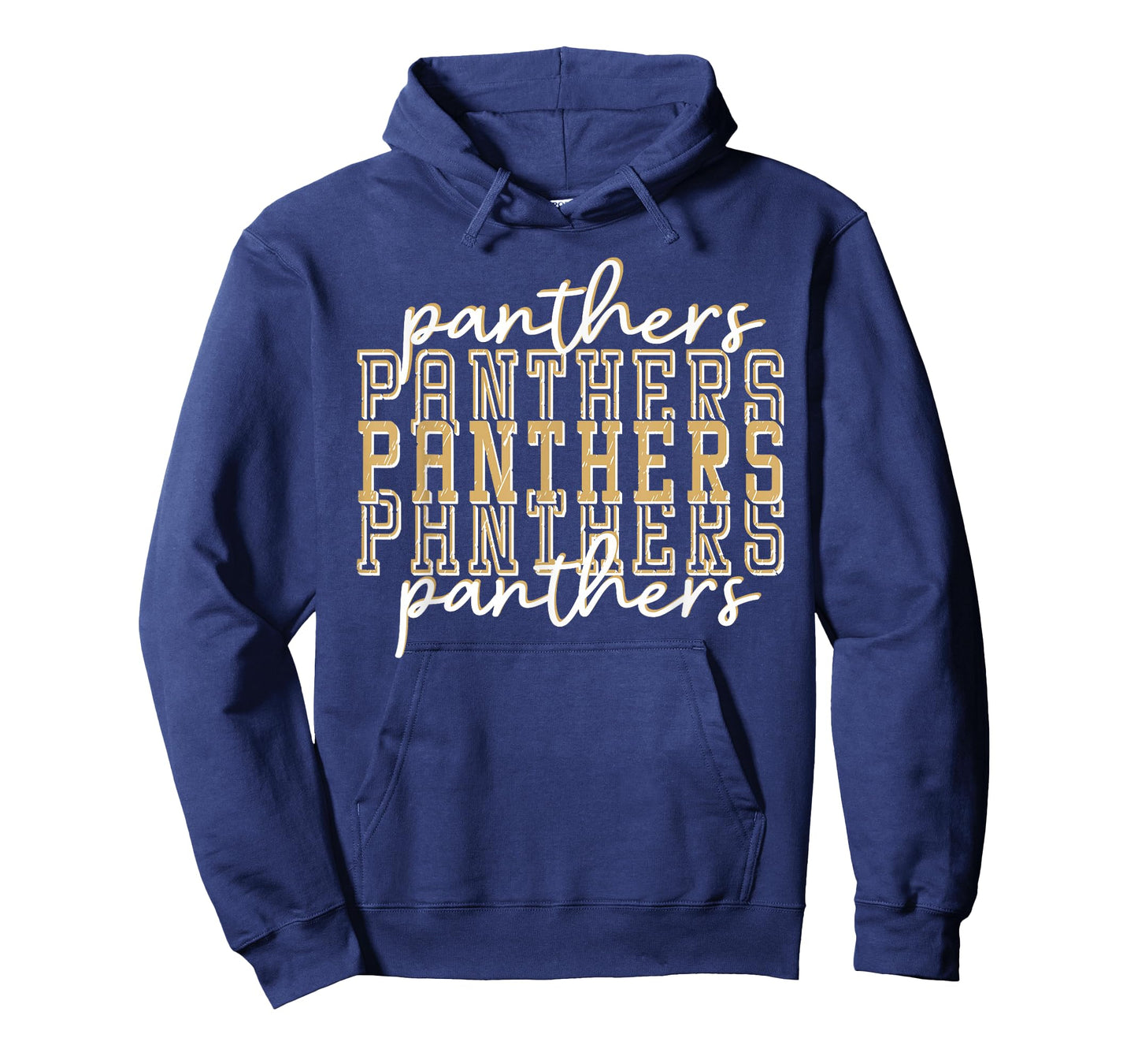 Panthers School Spirit Mascot Gold Panther Pride Mom Panther T-Shirt