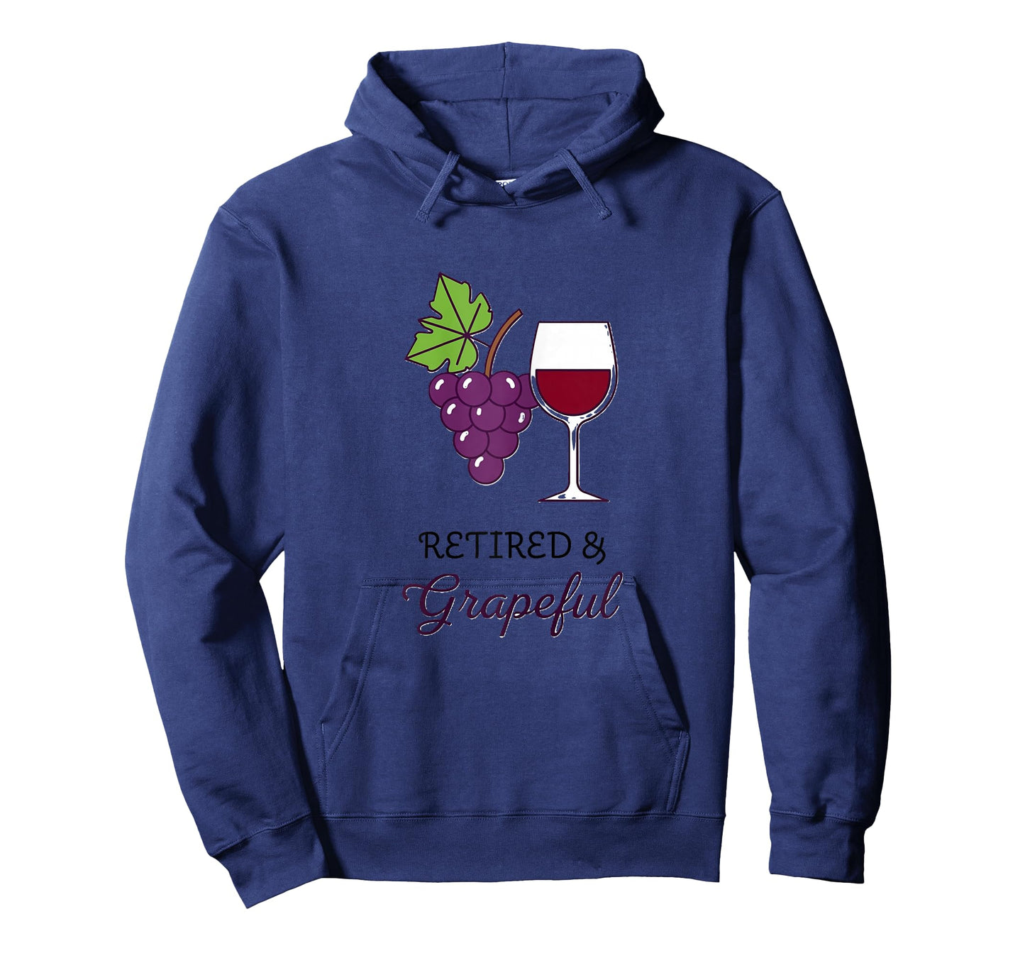 Retired and Grapeful Funny Wine Lover Retirement Gift Women T-Shirt