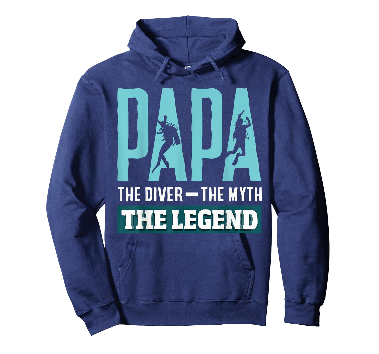Papa Diver Myth Legend Scuba Diving Diver Dad T-Shirt